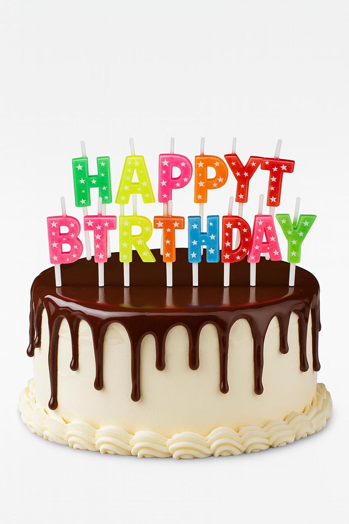 Ethab Ti̇caret Happy Bi̇rthday Renkli̇ Mum