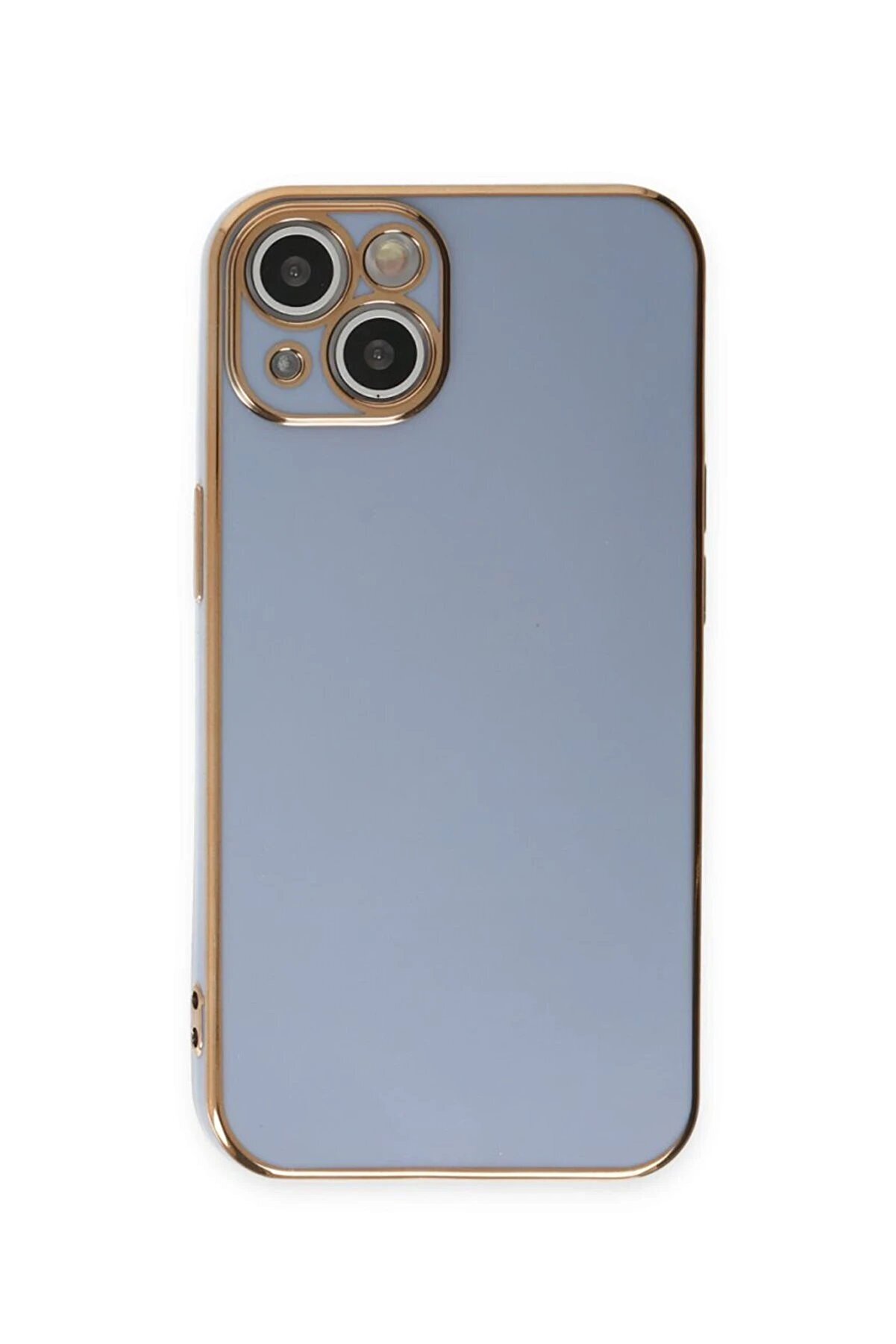 CepteToptan iPhone 15 Kılıf Volet Silikon - Mavi - DROPX4712-9163