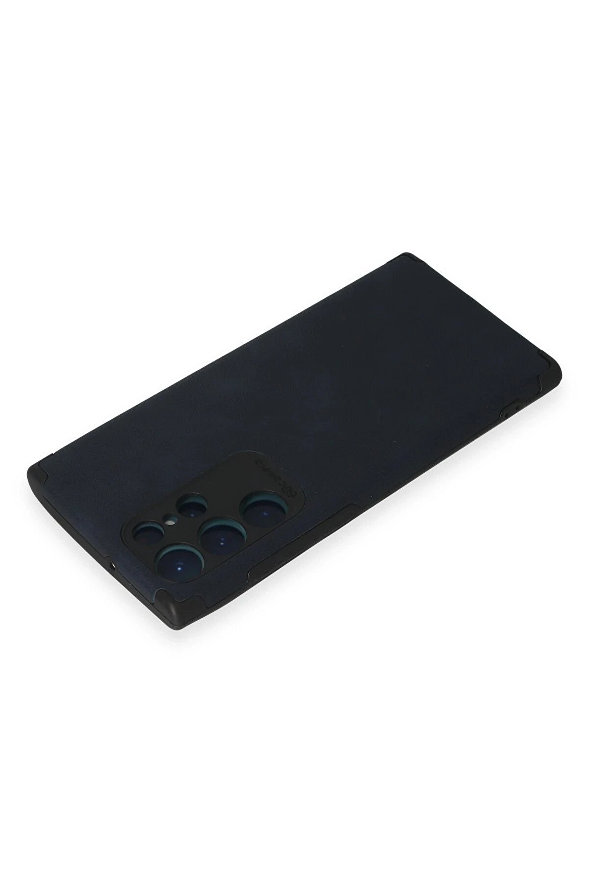 Samsung Galaxy S22 Ultra Kılıf Loop Deri̇ Si̇li̇kon - Laci̇vert - Dropx5637-8833