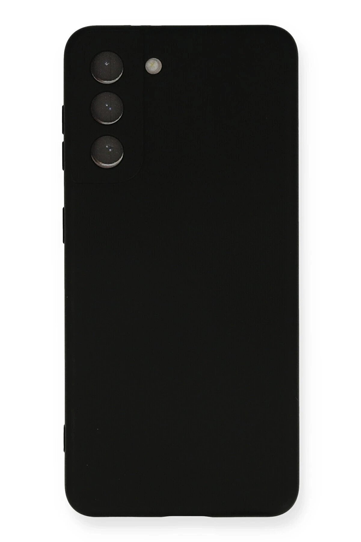 CepteToptan Samsung Galaxy S21 Kılıf Nano içi Kadife Silikon - Siyah - DROPX2331-6361