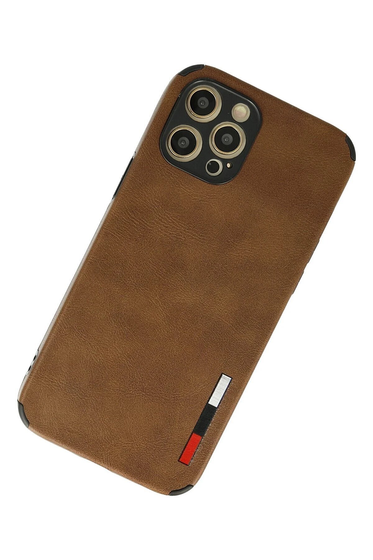 İphone 12 Pro Max Kılıf Loop Deri̇ Si̇li̇kon - Kahverengi̇ - Dropx3822-7387