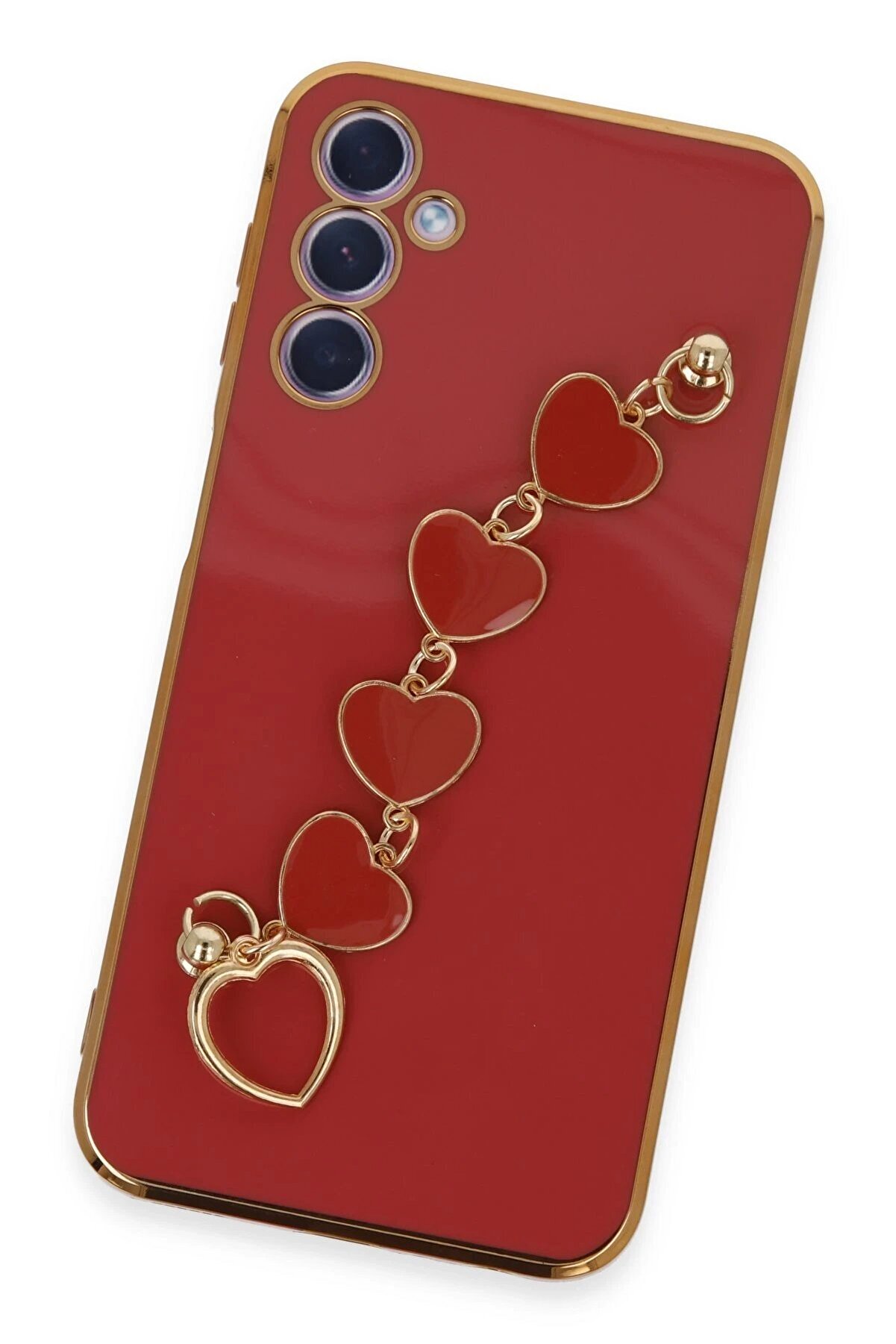 Samsung Galaxy A24 4G Kılıf Esi̇la Si̇li̇kon - Kırmızı - Dropx5431-5994