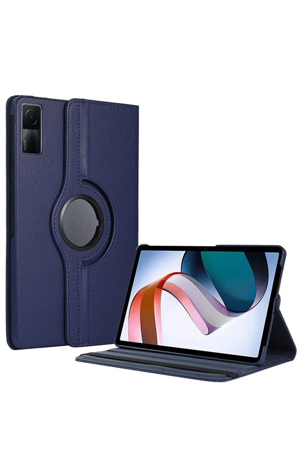 CepteToptan Xiaomi Redmi Pad SE 4G Kılıf 360 Tablet Deri Kılıf - Lacivert - DROPX2369-8910