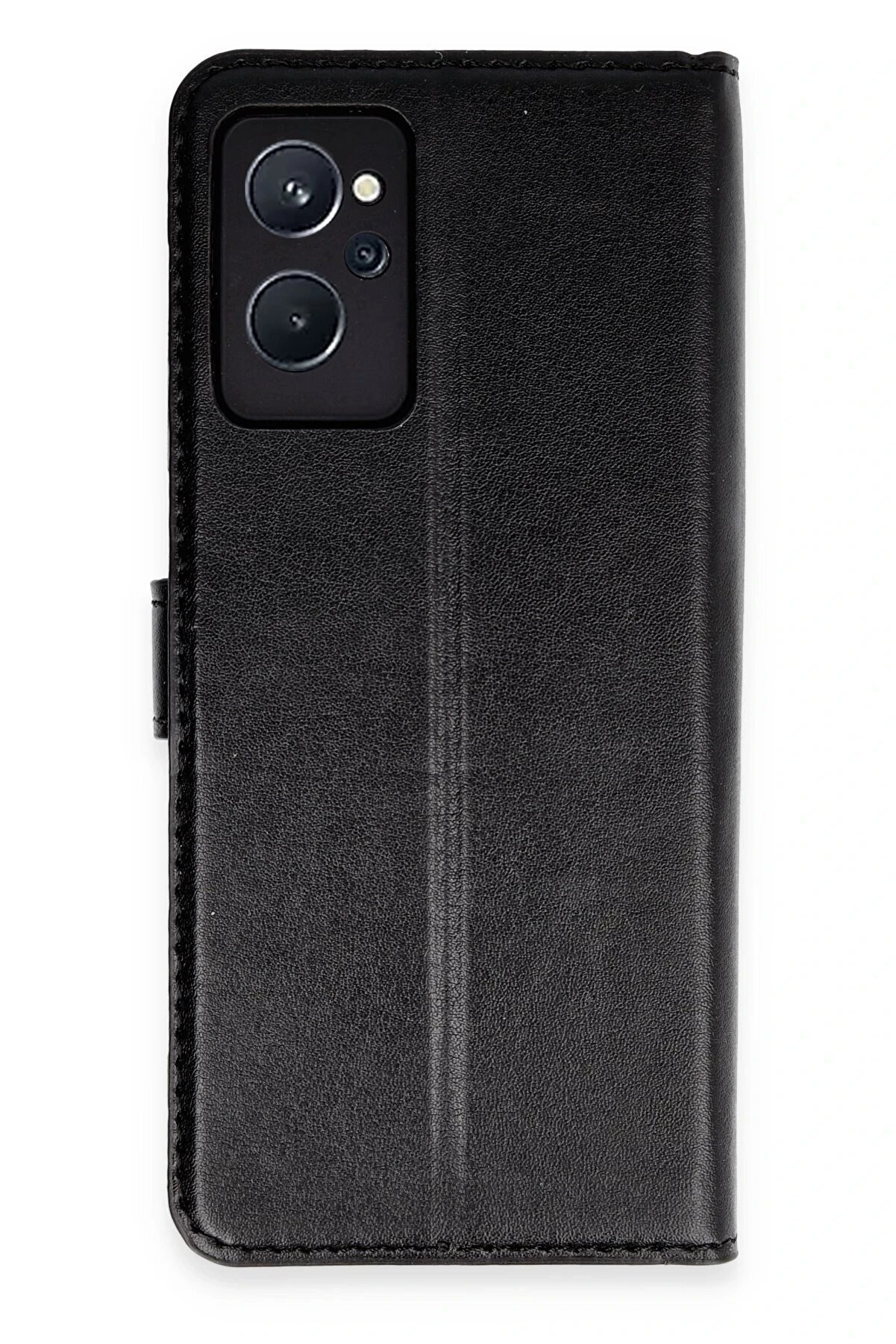 Dropcep Realme 9İ 4G Trend S Plus Kapaklı Kılıf - Si̇yah - Ogz9117-1040