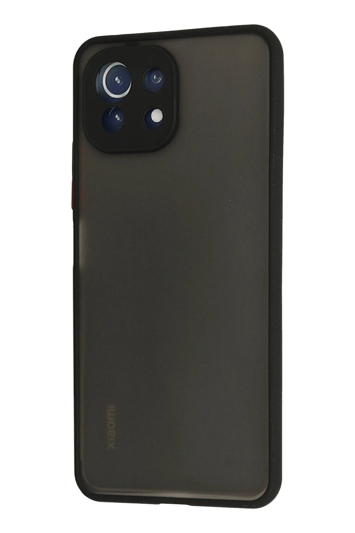 Xi̇aomi̇ Mi̇ 11 Li̇te Kılıf Montreal Si̇li̇kon Kapak - Si̇yah - Dropx6959-2518