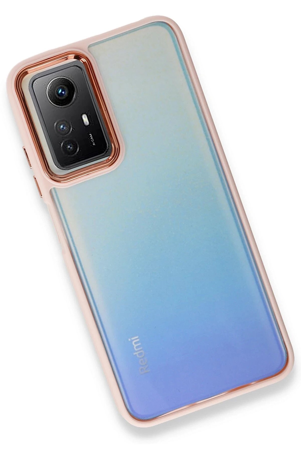 Xi̇aomi̇ Redmi̇ Note 12S Kılıf Dora Kapak - Pudra - Dropx2315-2051