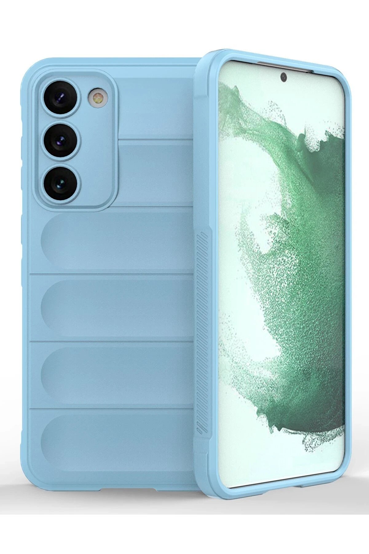 CepteToptan Samsung Galaxy S23 Plus Kılıf Optimum Silikon - Sky Blue - DROPX9825-8484