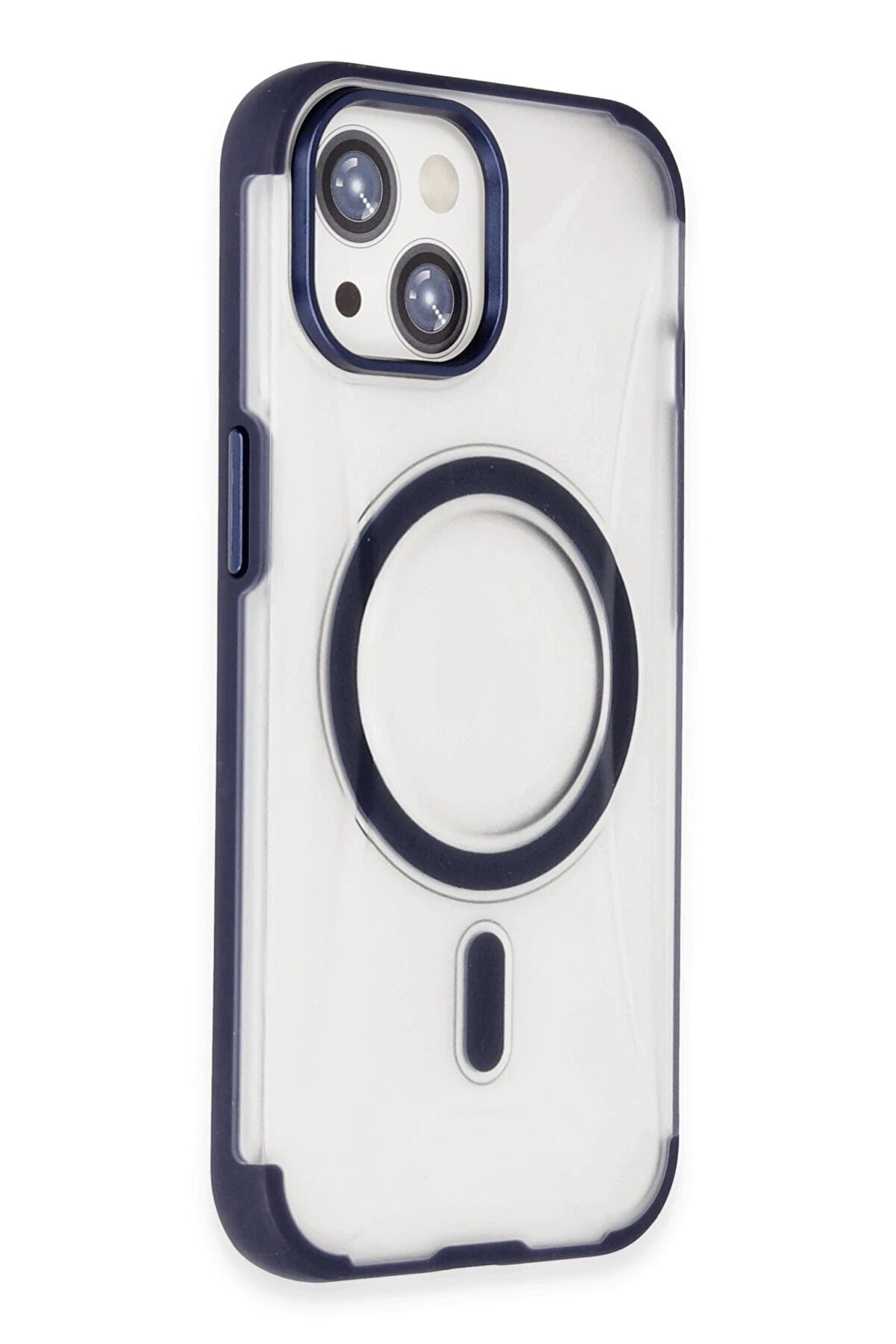 İphone 15 Hi̇lton Magsafe Kapak - Laci̇vert - Dropx1942-6093