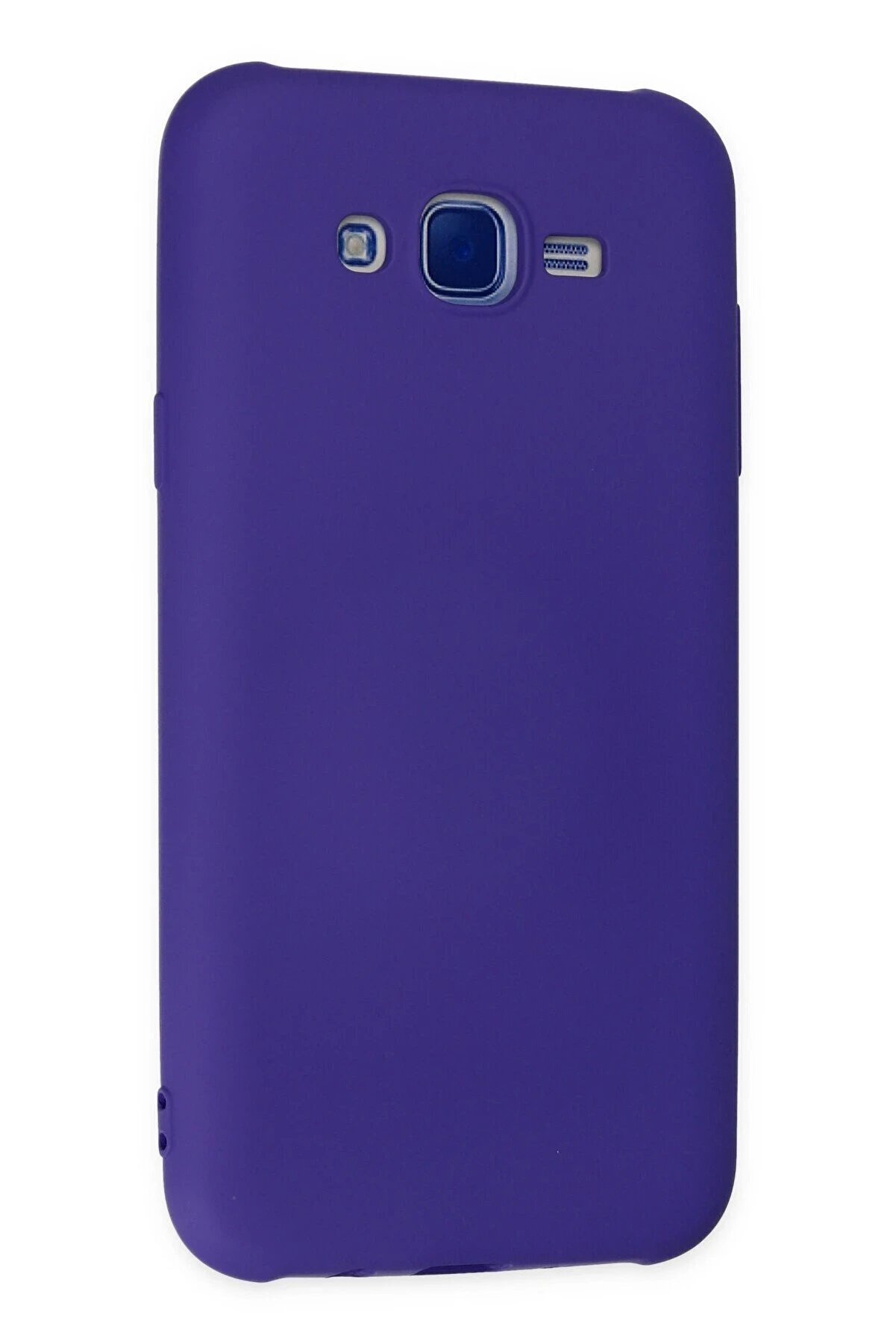 Samsung Galaxy J7 Kılıf Nano İ&ccedil;i̇ Kadi̇fe Si̇li̇kon - Mor - Dropx3462-6645