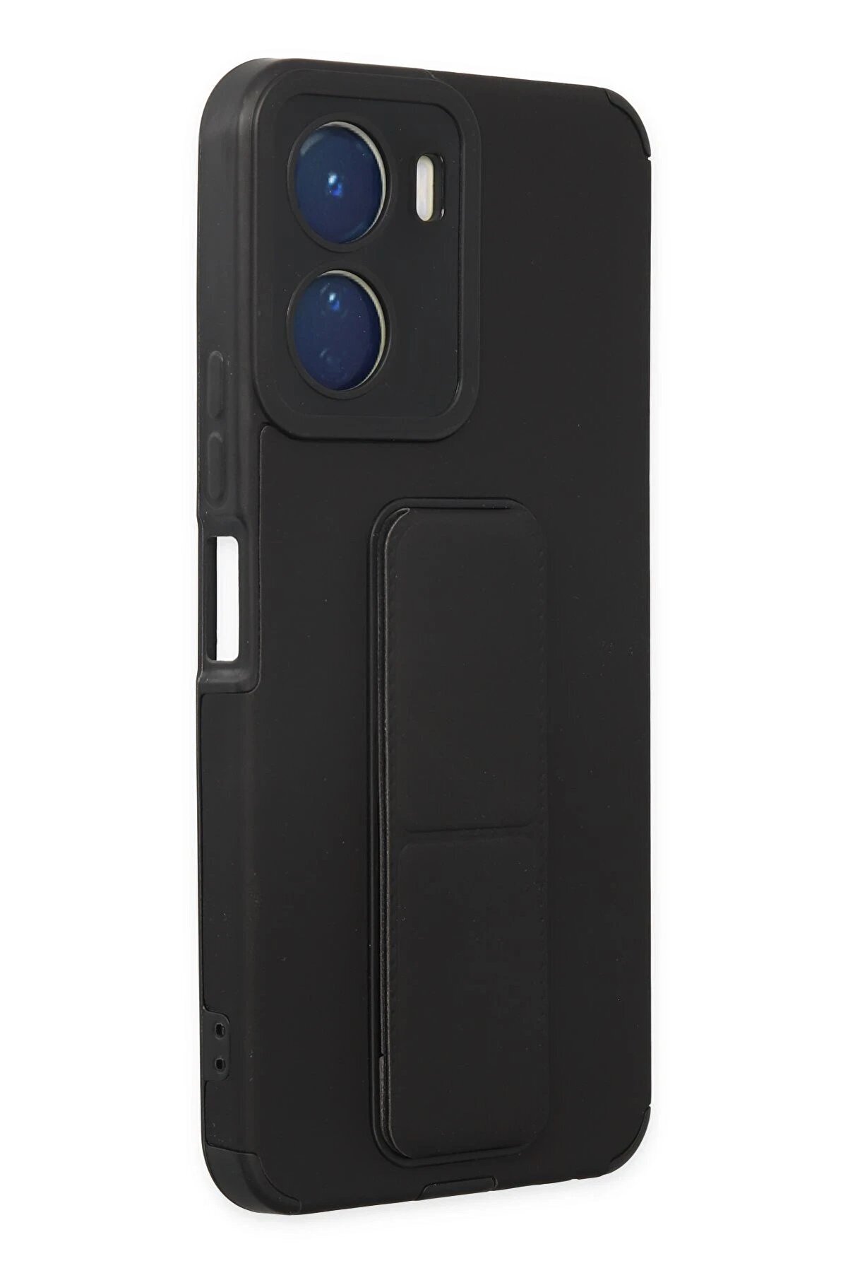 Vi̇vo Y16 Kılıf Mega Standlı Si̇li̇kon - Si̇yah - Dropx9610-8861