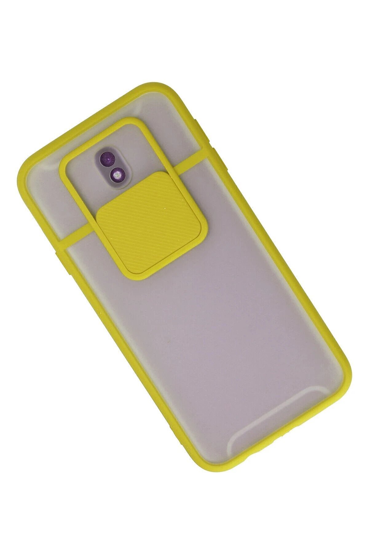 Samsung Galaxy J7 Pro / J730 Kılıf Palm Buzlu Kamera Sürgülü Si̇li̇kon - Sar - Dropx8104-5195