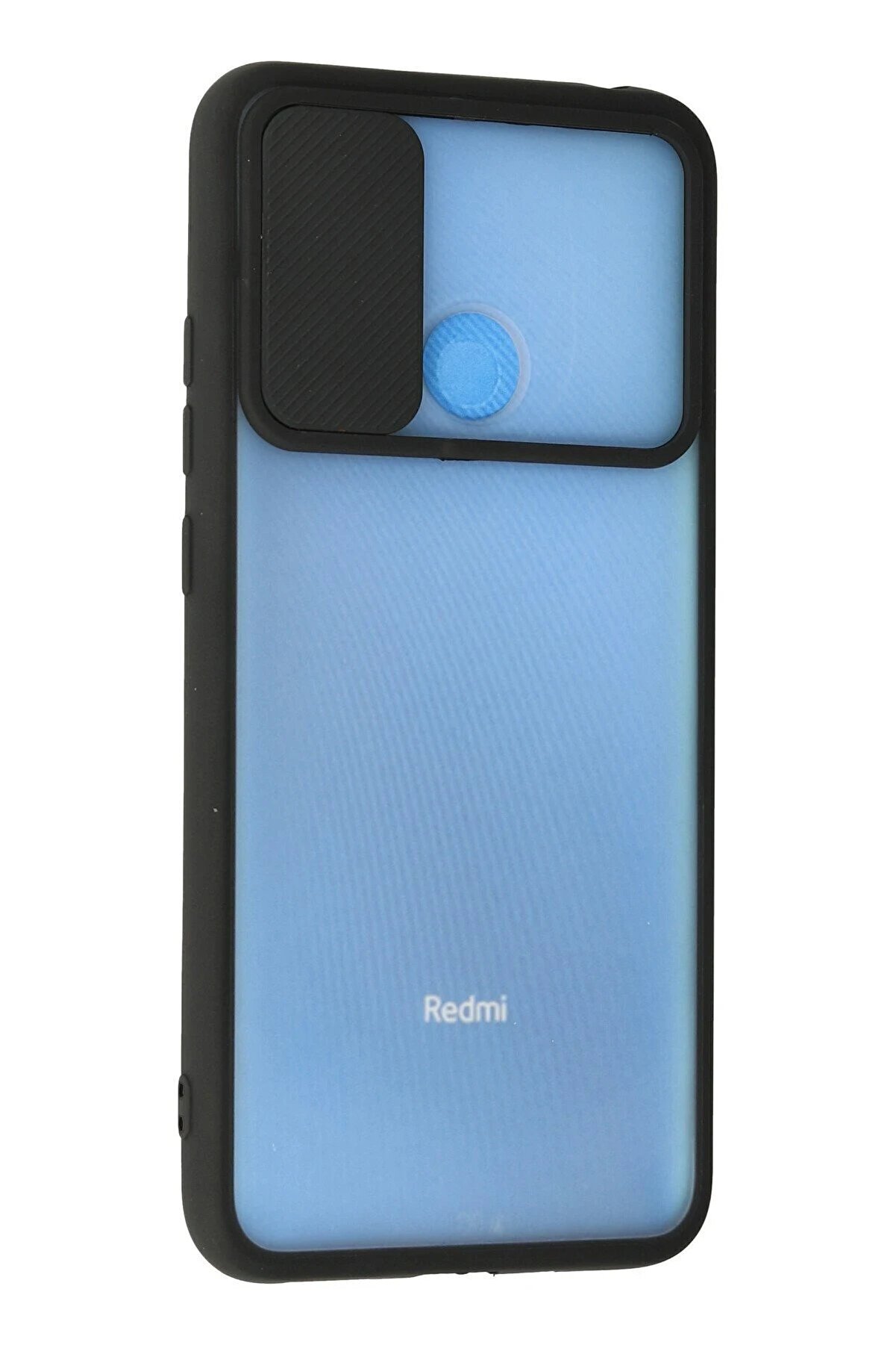 Xi̇aomi̇ Redmi̇ 9C Kılıf Palm Buzlu Kamera Sürgülü Si̇li̇kon - Si̇yah - Dropx6754-2972