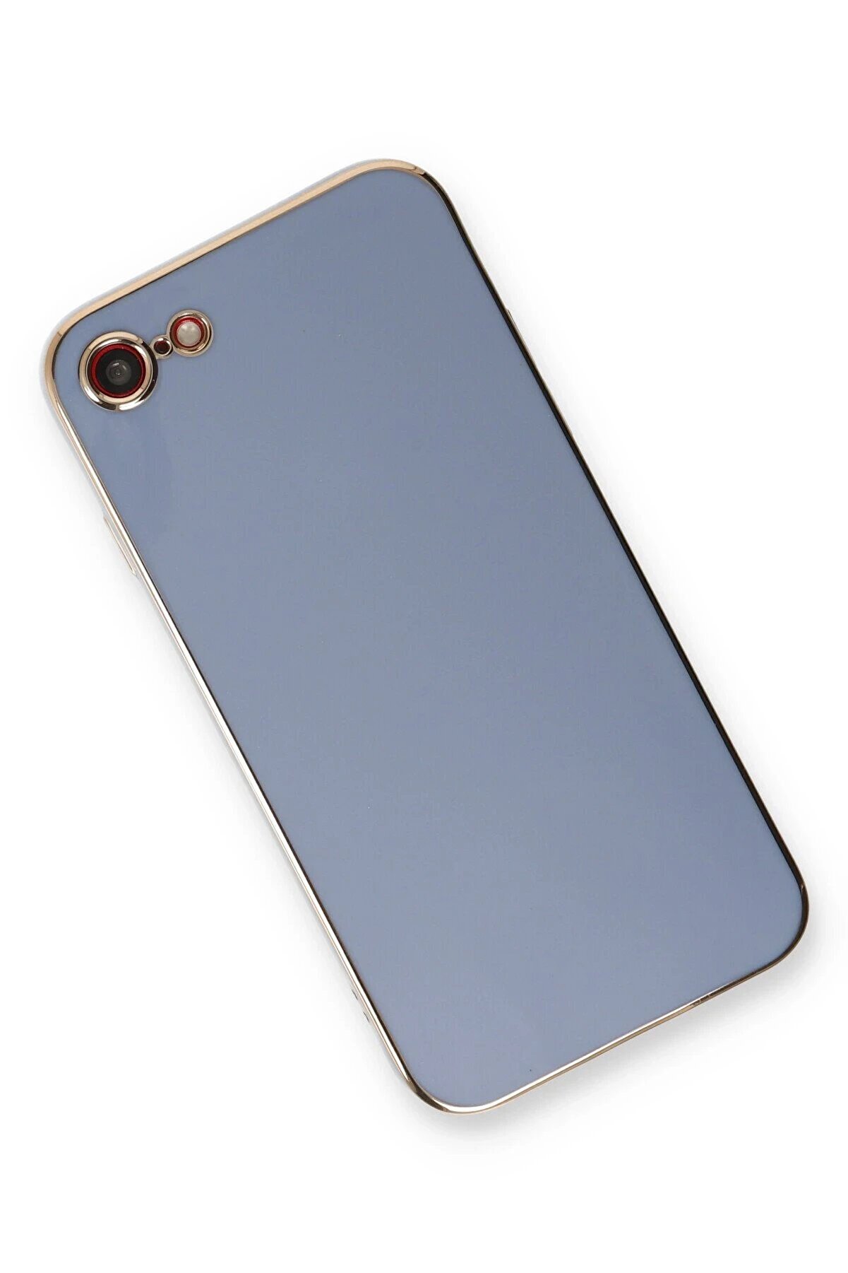İphone 7 Kılıf Volet Si̇li̇kon - Mavi̇ - Dropx6156-1291