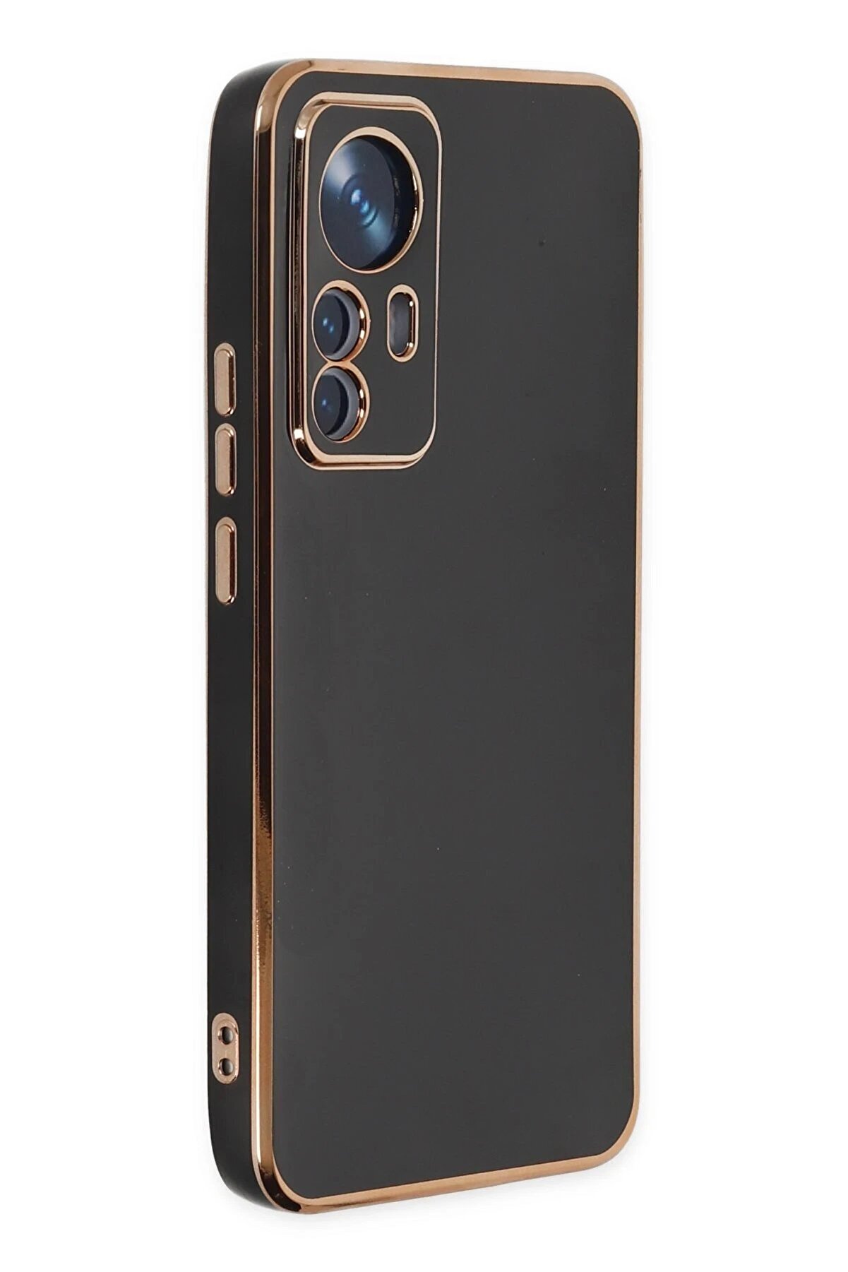 CepteToptan Xiaomi Mi 12T Pro Kılıf Volet Silikon - Siyah - DROPX6228-1572