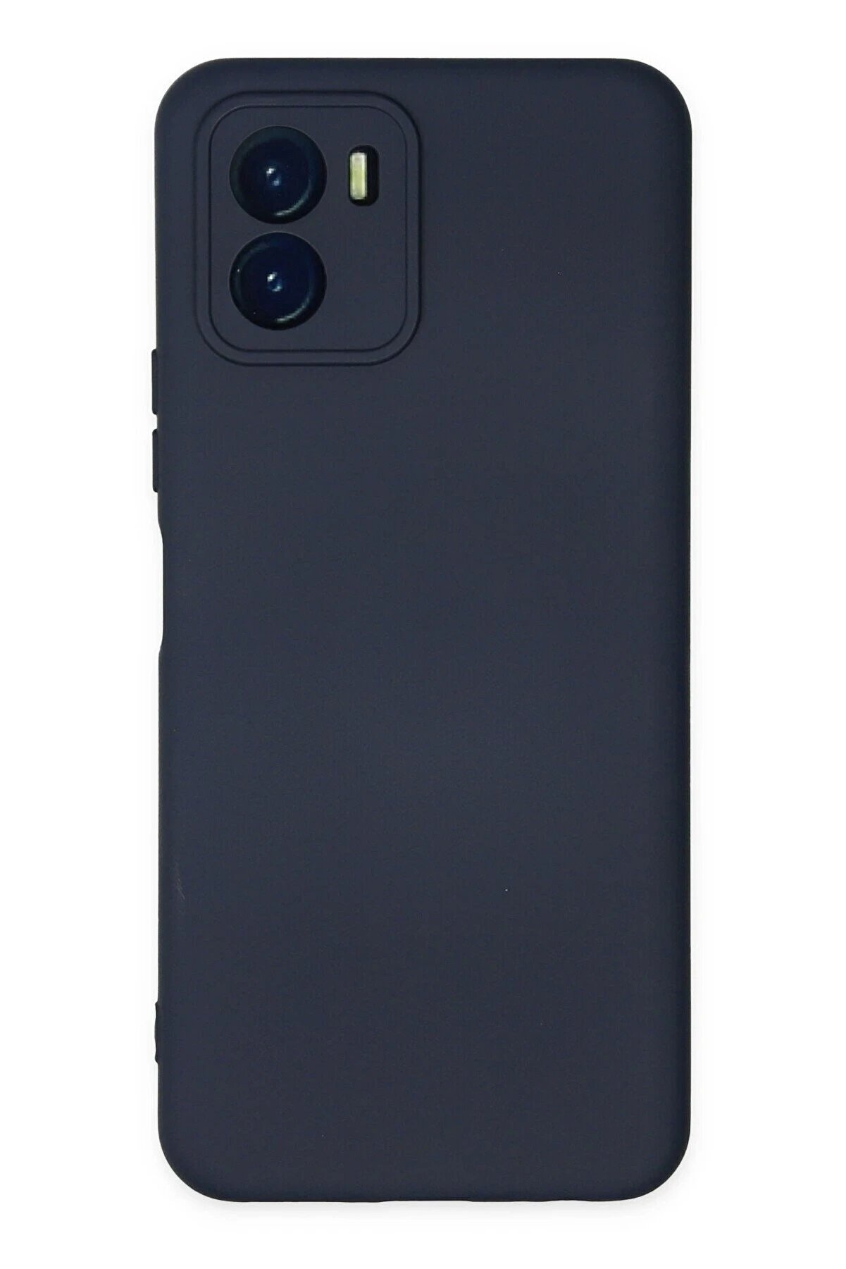 Vi̇vo Y15S Kılıf Nano İ&ccedil;i̇ Kadi̇fe Si̇li̇kon - Laci̇vert - Dropx9972-1380