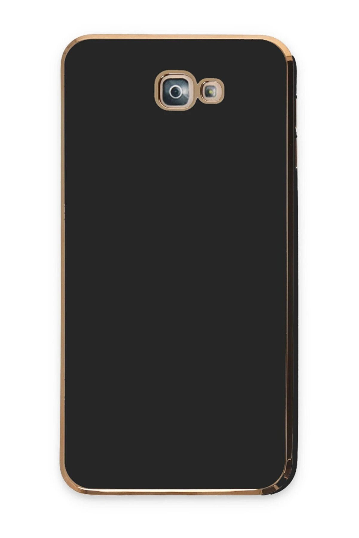 CepteToptan Samsung Galaxy J7 Prime Kılıf Volet Silikon - Siyah - DROPX4353-3542