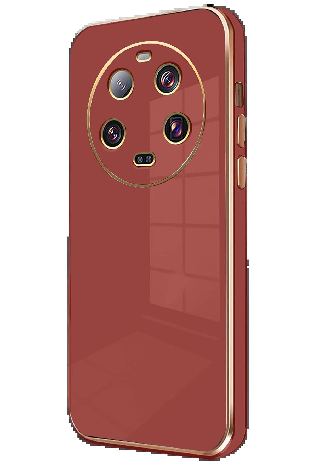 CepteToptan Xiaomi Mi 14 Ultra Kılıf Volet Silikon - Kırmızı - DROPX3263-3652