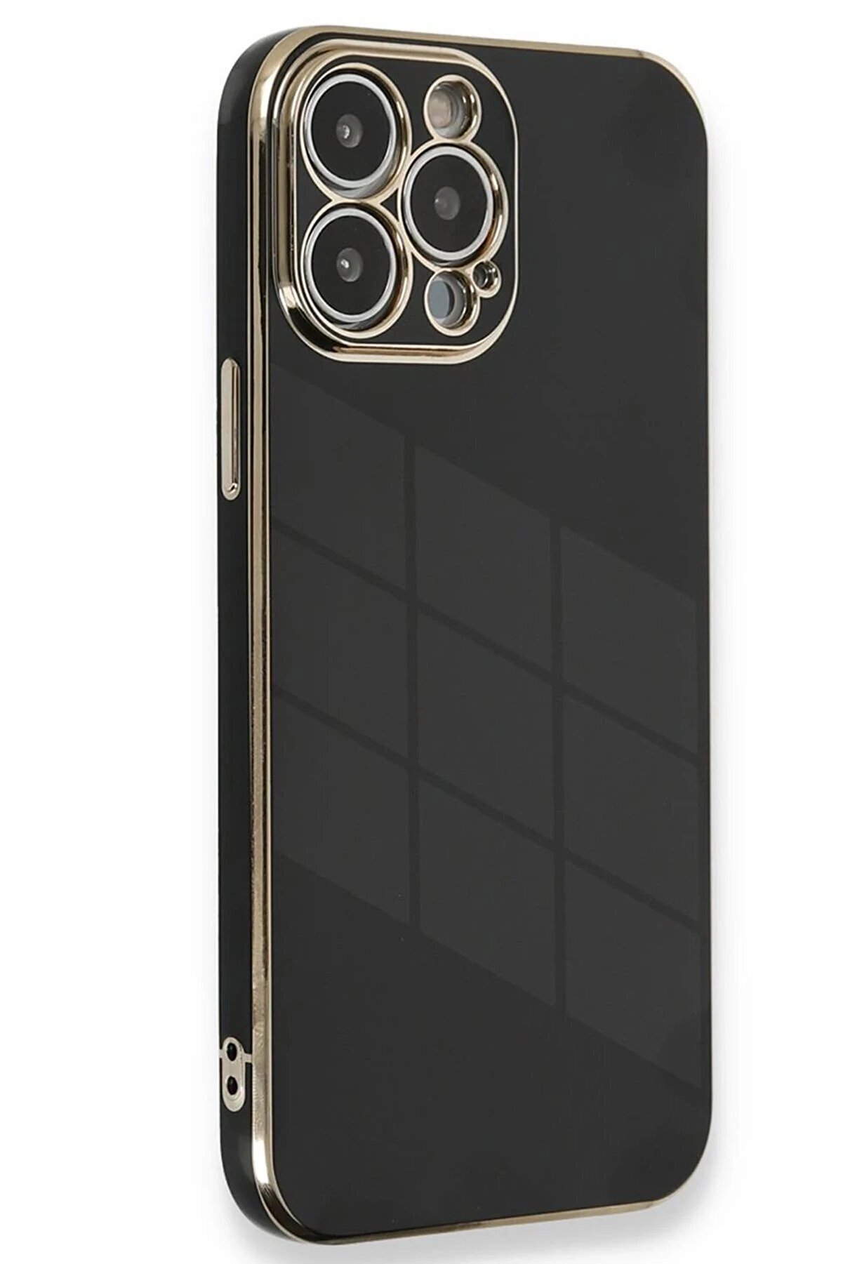 CepteToptan iPhone 15 Pro Kılıf Volet Silikon - Siyah - DROPX5428-3161