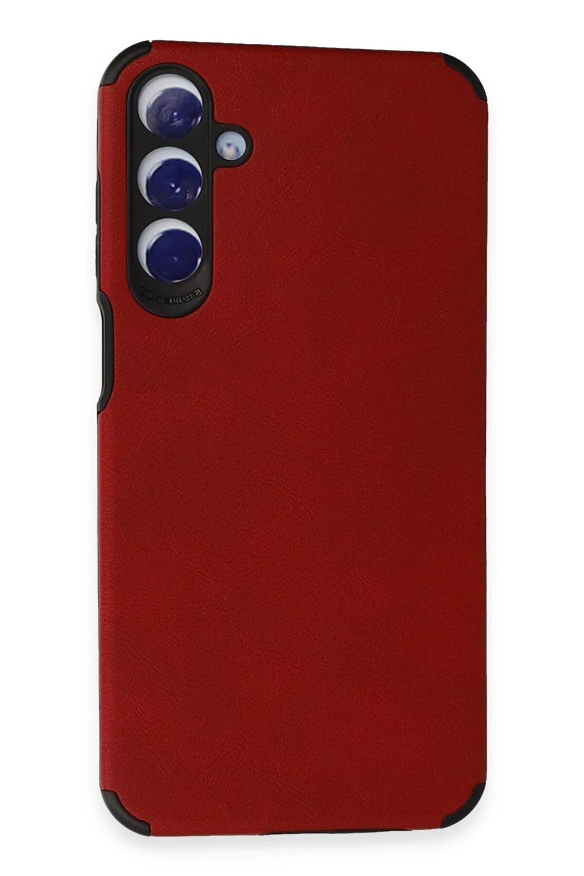 CepteToptan Samsung Galaxy A25 5G Kılıf Loop Deri Silikon - Kırmızı - DROPX4651-9797