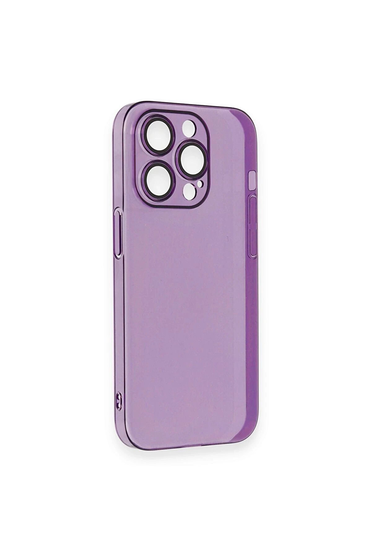 İphone 13 Pro Max Kılıf Armada Lensli̇ Kapak - Deri̇n Mor - Dropx7474-8866