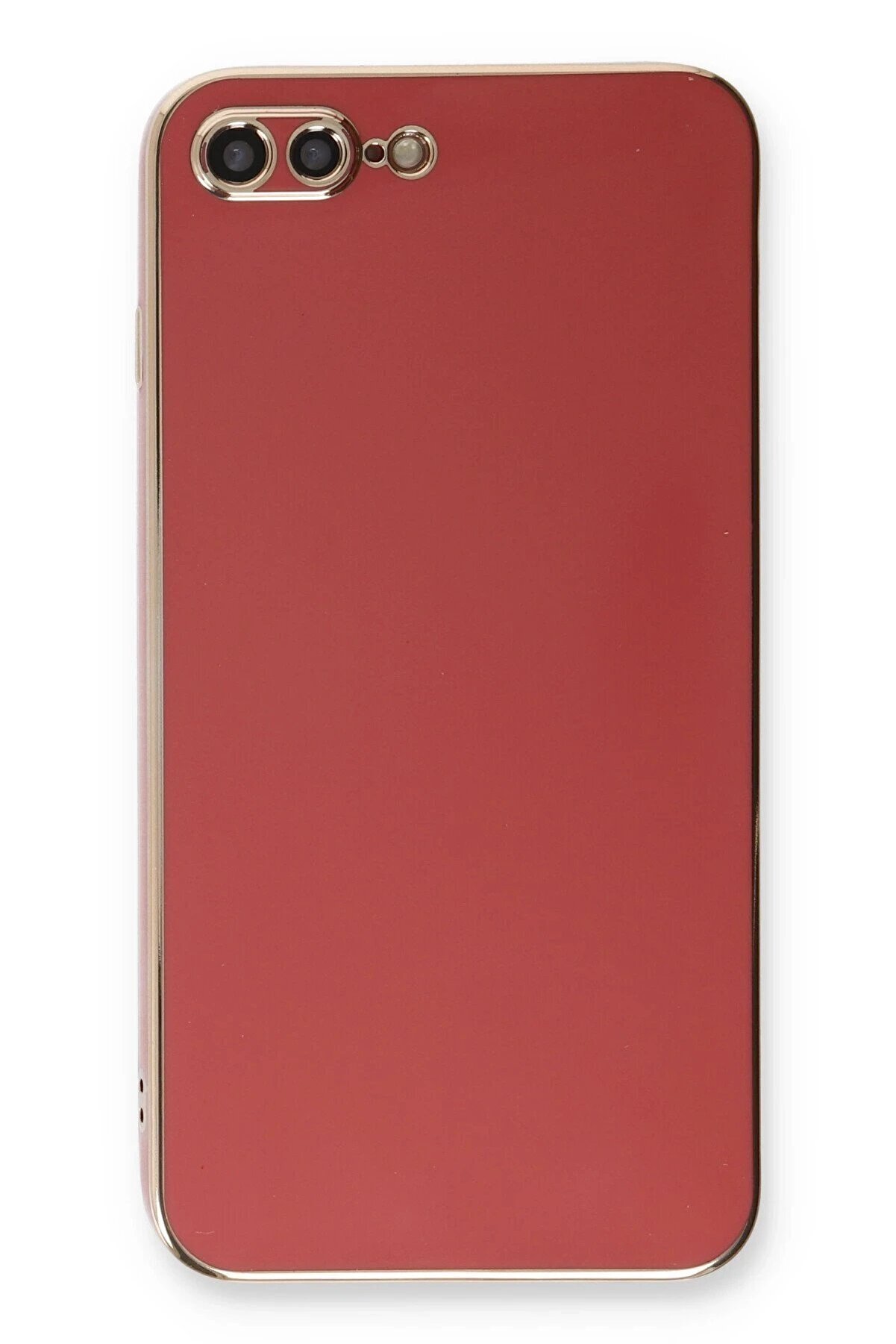 İphone 7 Plus Kılıf Volet Si̇li̇kon - Kırmızı - Dropx6416-6422