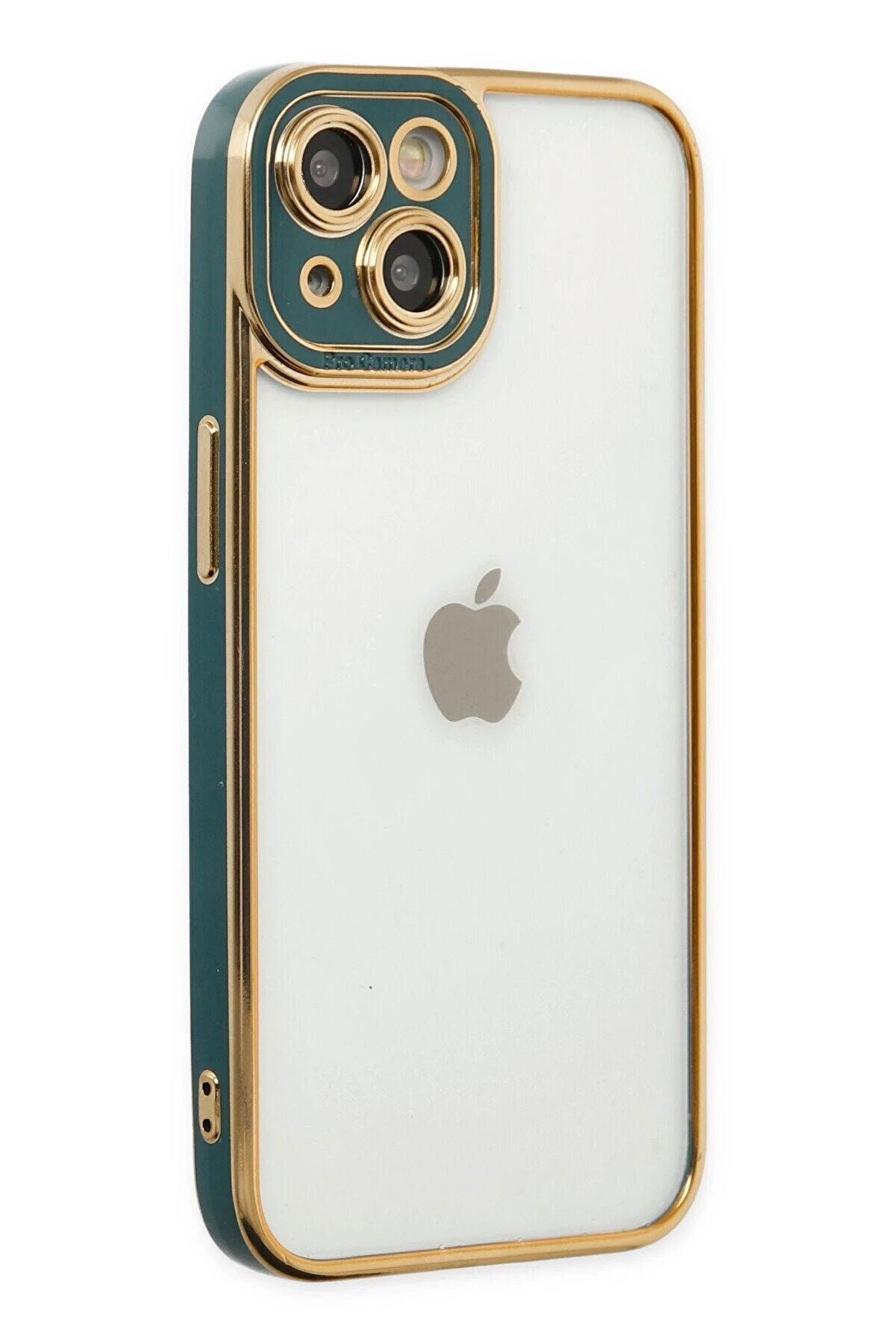 CepteToptan iPhone 14 Plus Kılıf Liva Lens Silikon - Yeşil - DROPX4334-1546