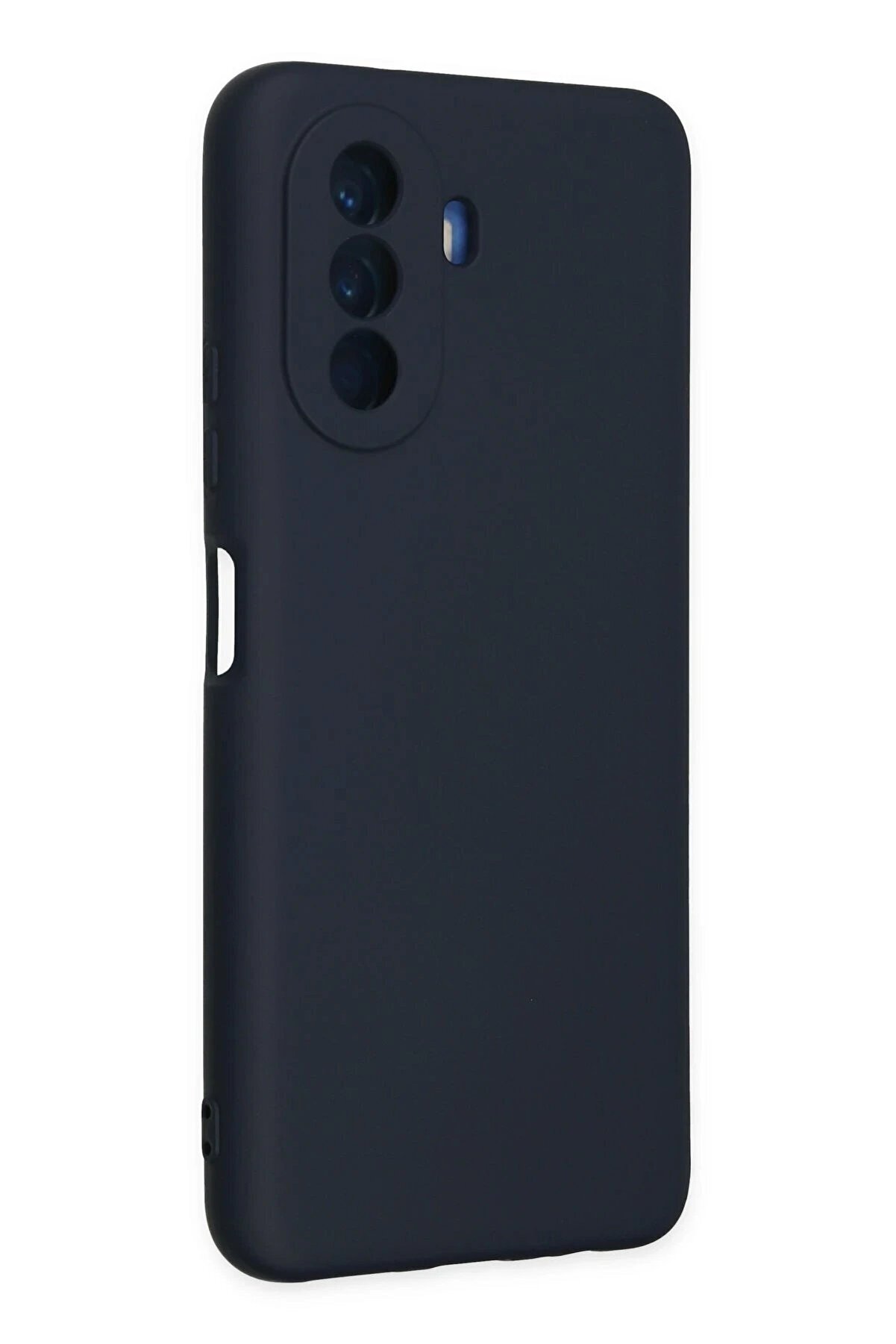 Huawei̇ Nova Y70 Kılıf Nano İçi̇ Kadi̇fe Si̇li̇kon - Laci̇vert - Dropx3173-2830