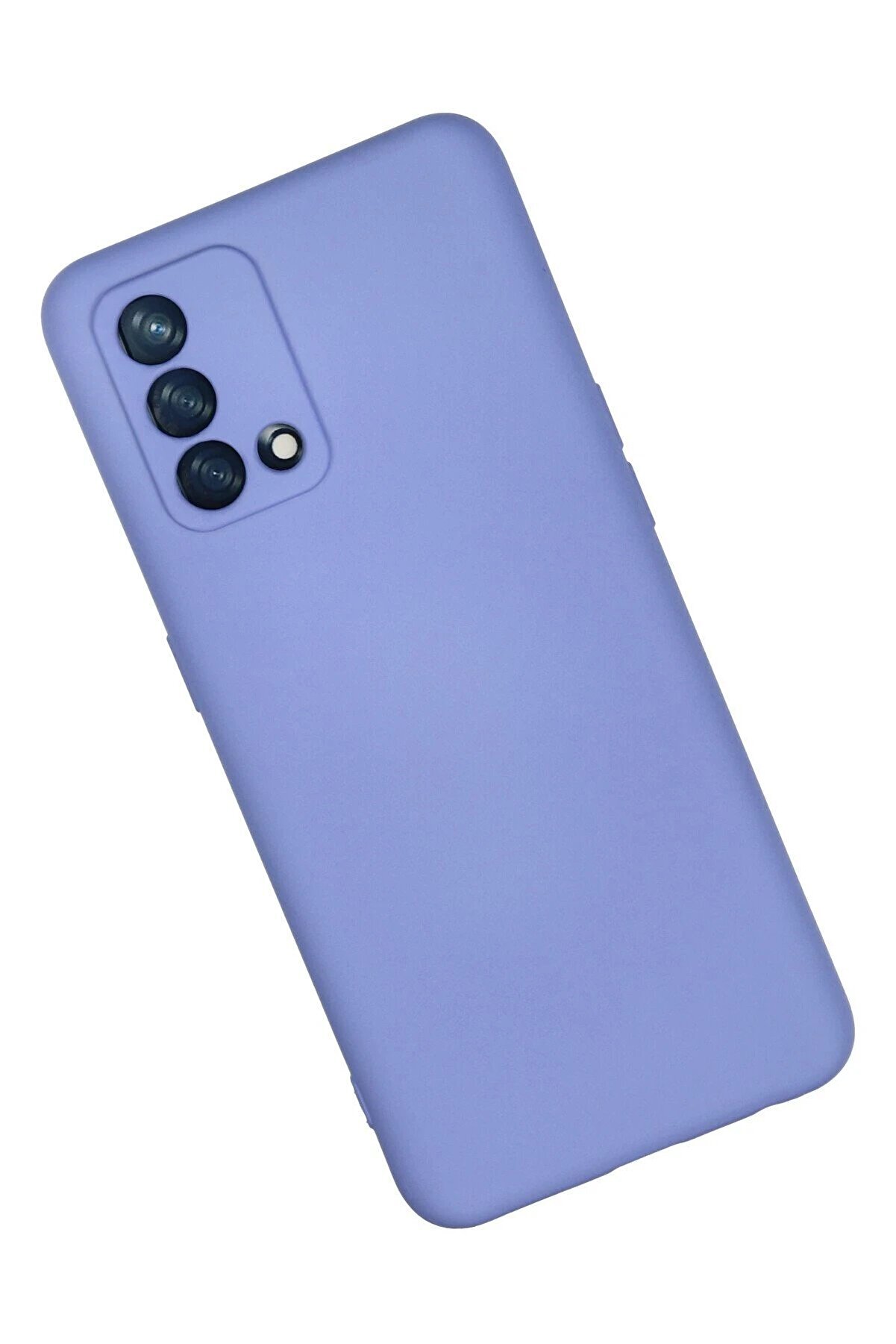 Oppo A74 4G Kılıf Nano İçi̇ Kadi̇fe Si̇li̇kon - Li̇la - Dropx9755-1663