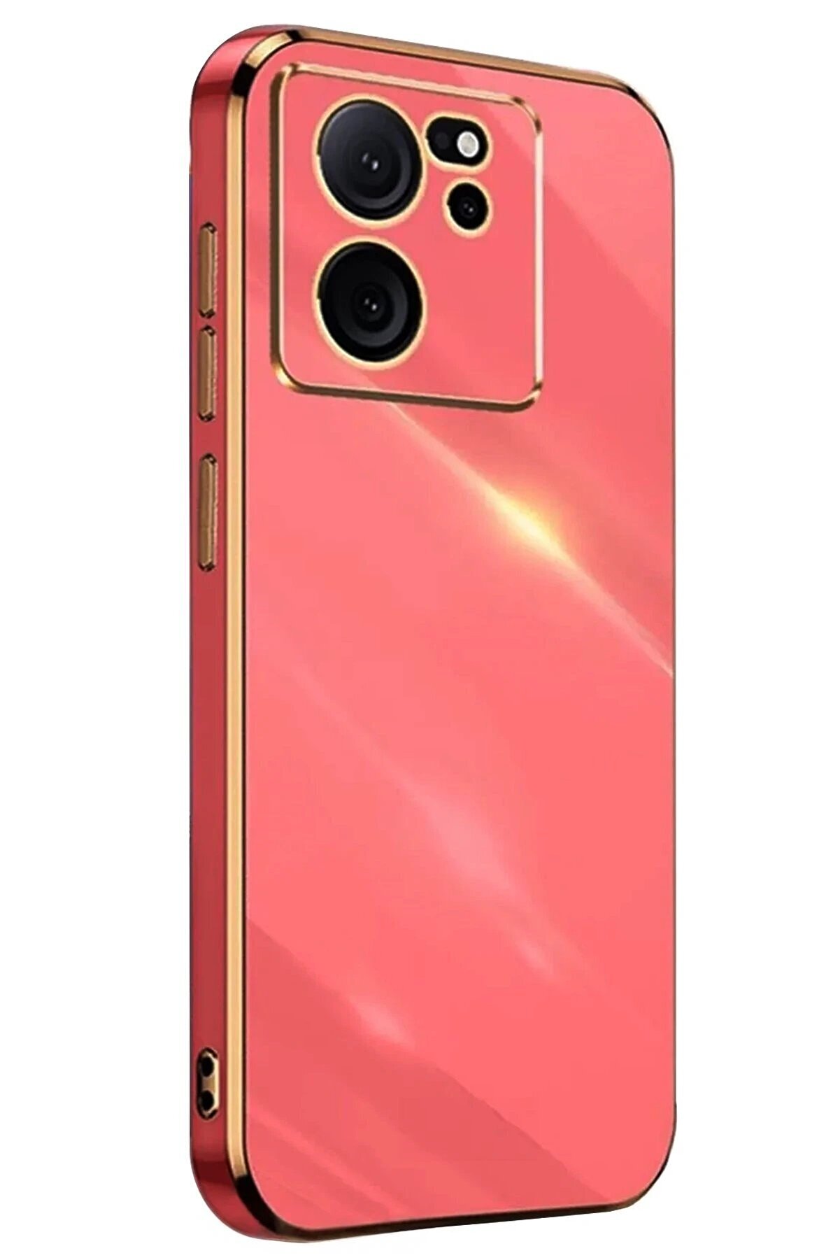 CepteToptan Xiaomi Mi 13T Pro Kılıf Volet Silikon - Kırmızı - DROPX5222-8561