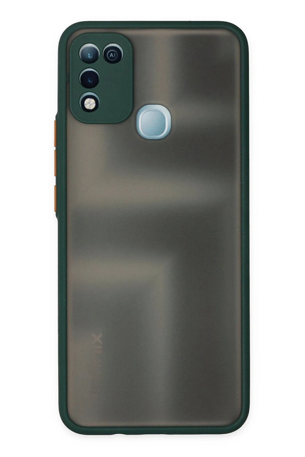 CepteToptan İnfinix Hot 10 Play Kılıf Montreal Silikon Kapak - Yeşil - DROPX5715-2141