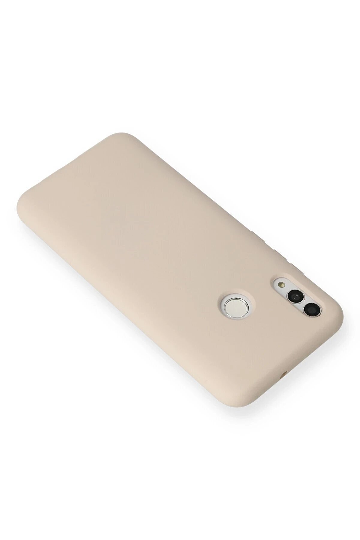 Huawei̇ P Smart 2019 Kılıf Nano İçi̇ Kadi̇fe Si̇li̇kon - Pudra - Dropx5439-3101