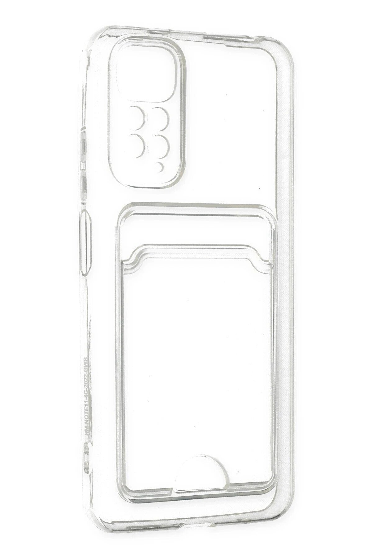 Xi̇aomi̇ Redmi̇ Note 11 Kılıf Kart Şeffaf Si̇li̇kon - Şeffaf - Dropx2934-3808