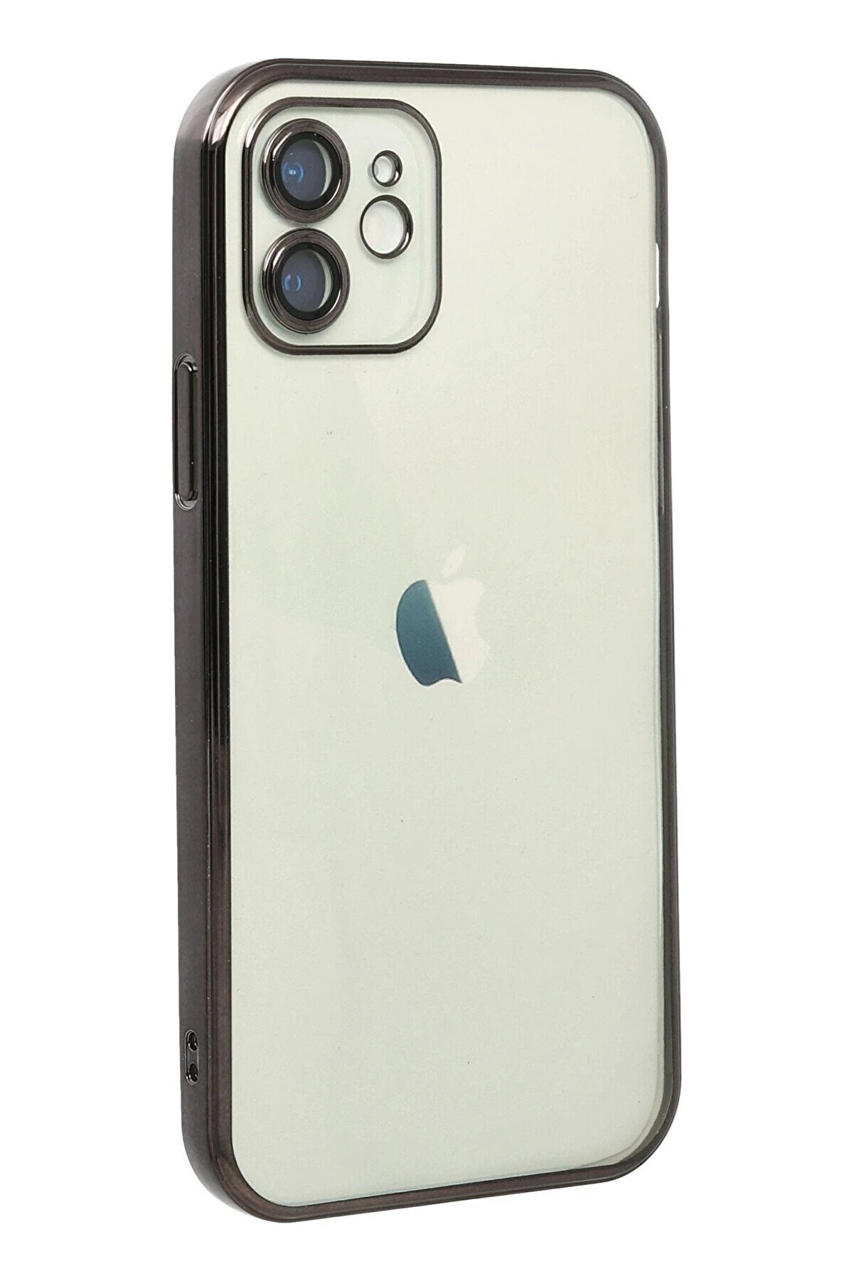 İphone 11 Kılıf Lensli̇ Si̇li̇kon - Si̇yah - Dropx7475-4701