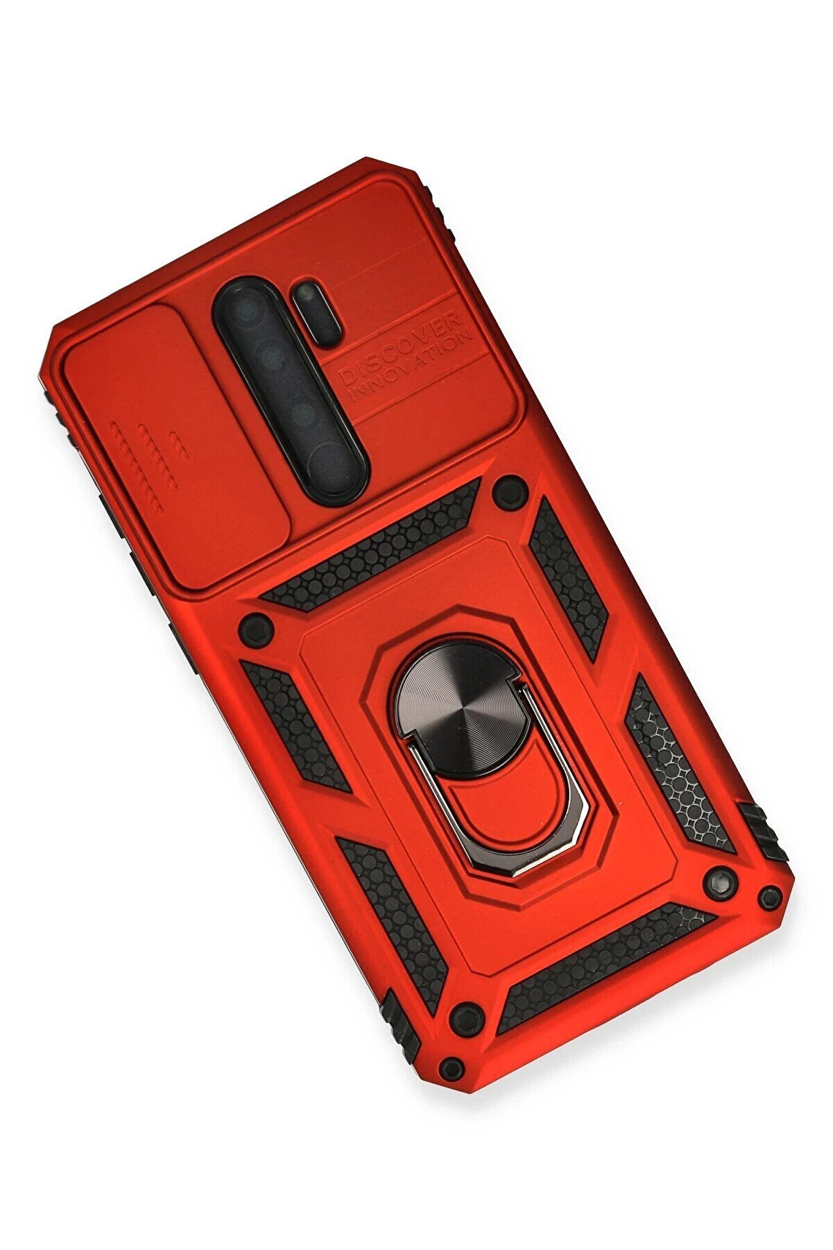 Xi̇aomi̇ Redmi̇ Note 8 Pro Kılıf Pars Lens Y&uuml;z&uuml;kl&uuml; Si̇li̇kon - Kırmızı - Dropx2971-1142