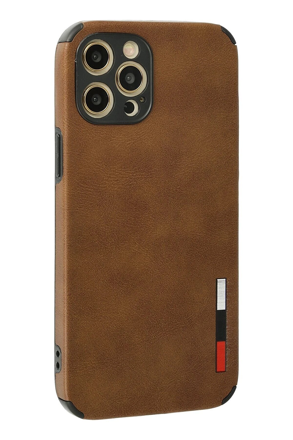İphone 12 Pro Max Kılıf Loop Deri̇ Si̇li̇kon - Kahverengi̇ - Dropx3822-7387