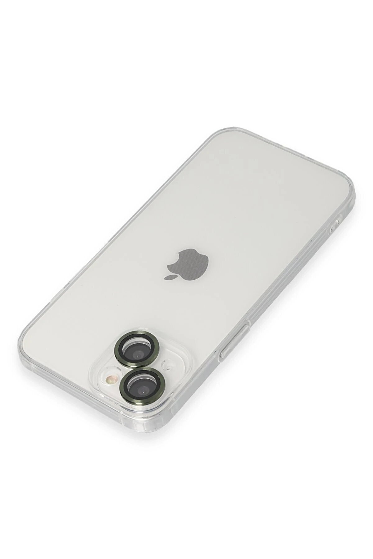 İphone 14 Kılıf Luko Lens Si̇li̇kon - Yeşi̇l - Dropx8178-8075
