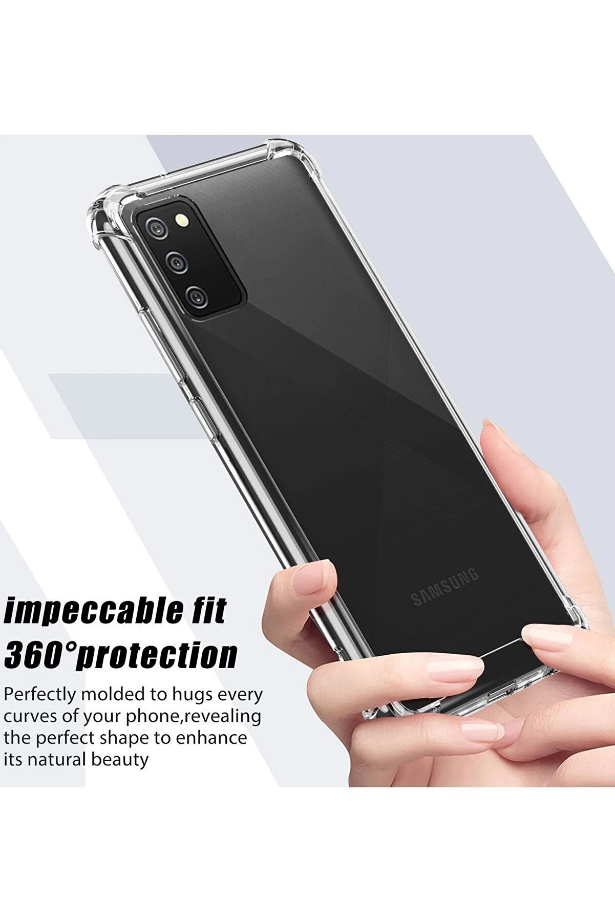 Samsung Galaxy A02S Kılıf Olex Tpu Si̇li̇kon - Dropx3039-4001