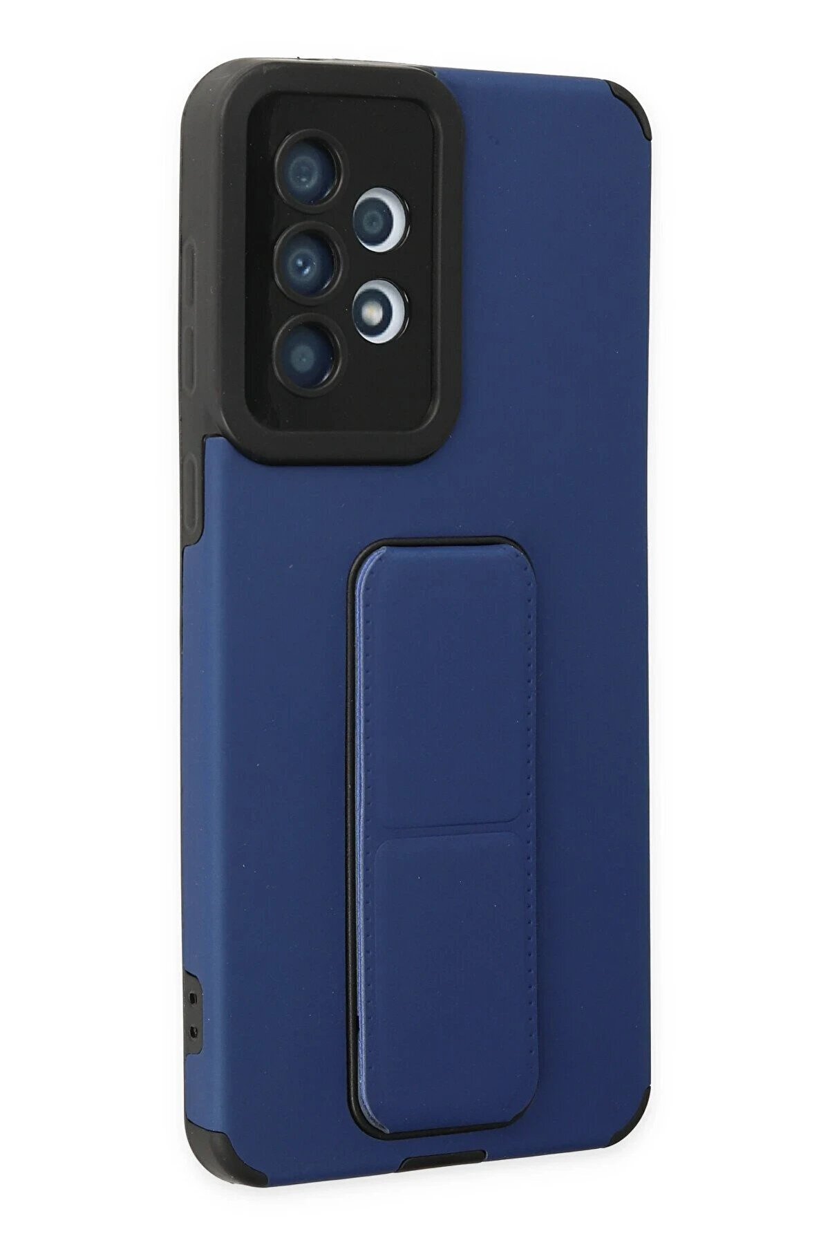 Samsung Galaxy A33 5G Kılıf Mega Standlı Si̇li̇kon - Mavi̇ - Dropx7230-2136