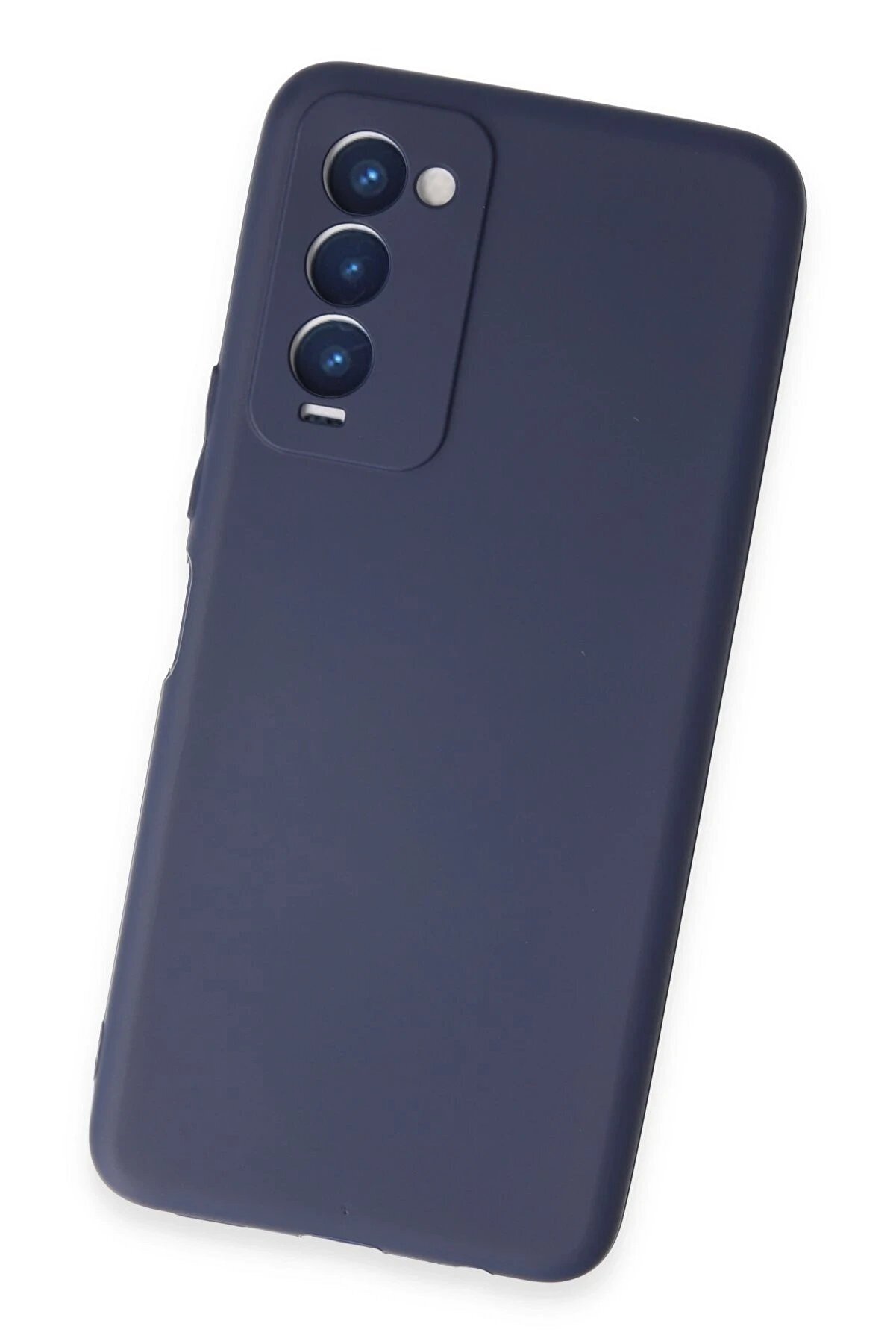 Tecno Camon 18 Kılıf Fi̇rst Si̇li̇kon - Laci̇vert - Dropx1947-3691
