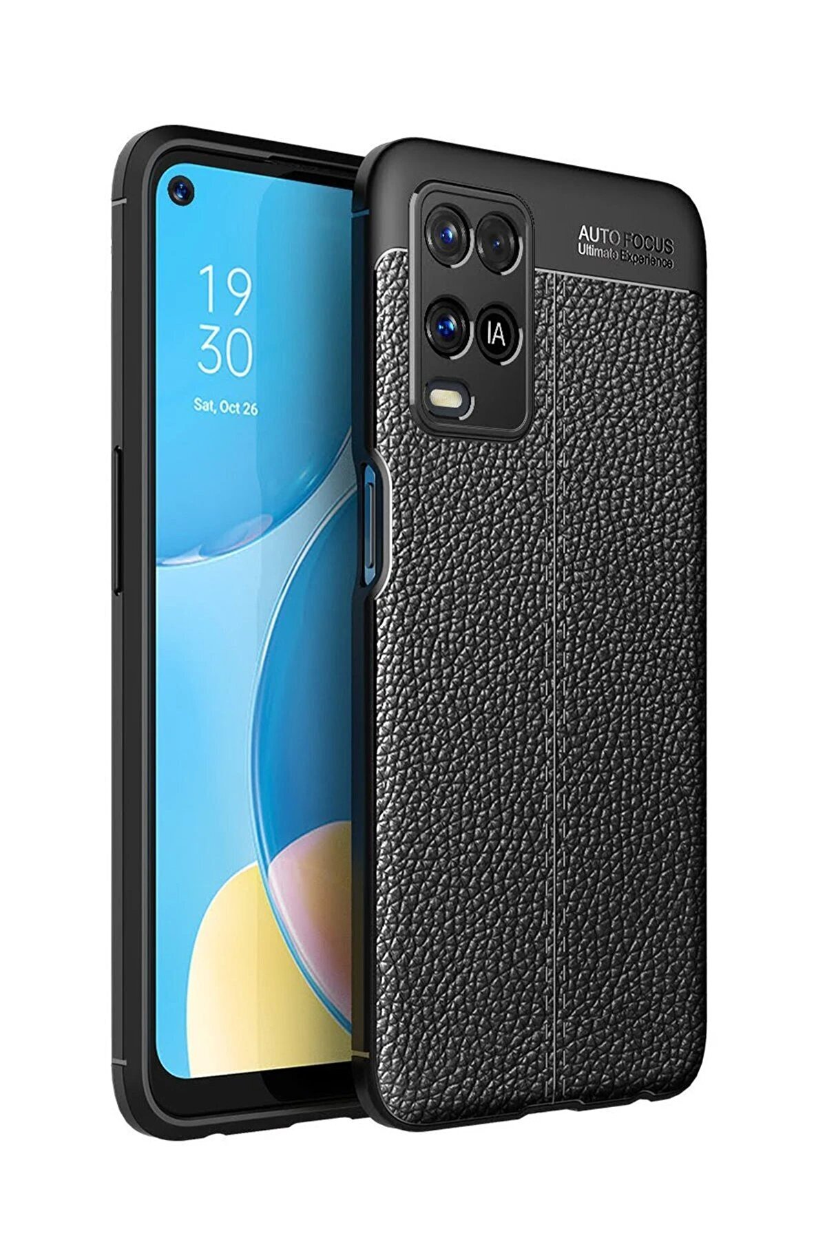 CepteToptan Oppo A54 4G Kılıf Auto Focus Kapak - Siyah - DROPX7032-5059