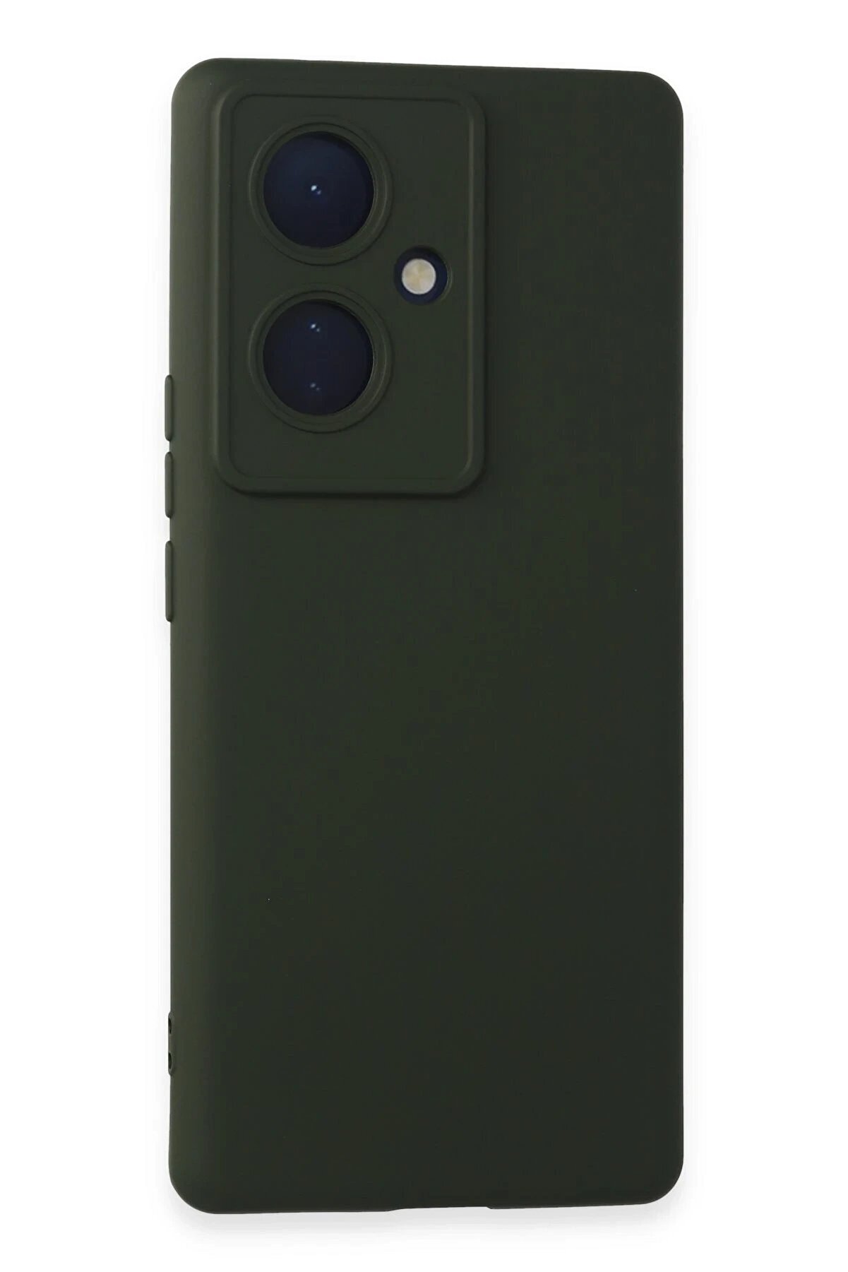 CepteToptan Vivo V29 Lite Kılıf Nano içi Kadife Silikon - Koyu Yeşil - DROPX3670-9205