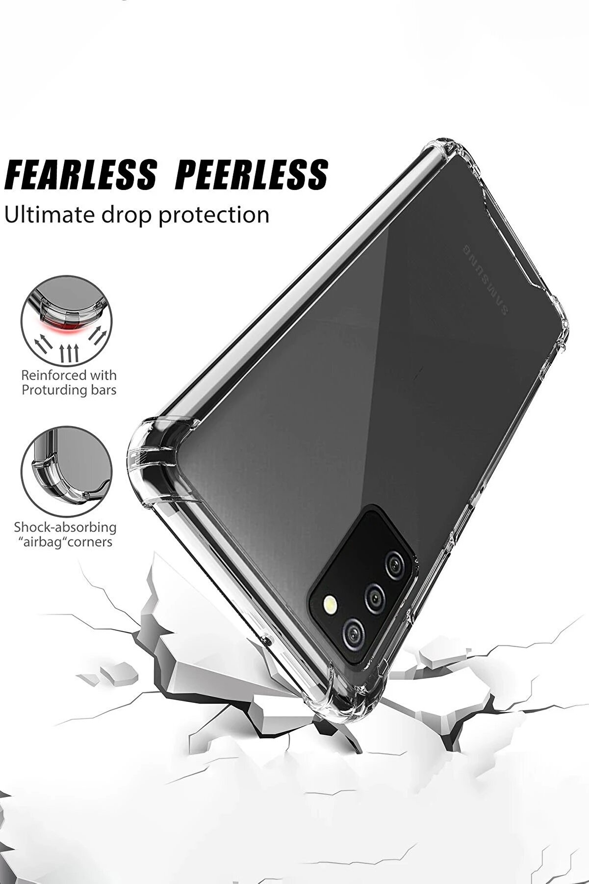 Samsung Galaxy A02S Kılıf Olex Tpu Si̇li̇kon - Dropx3039-4001