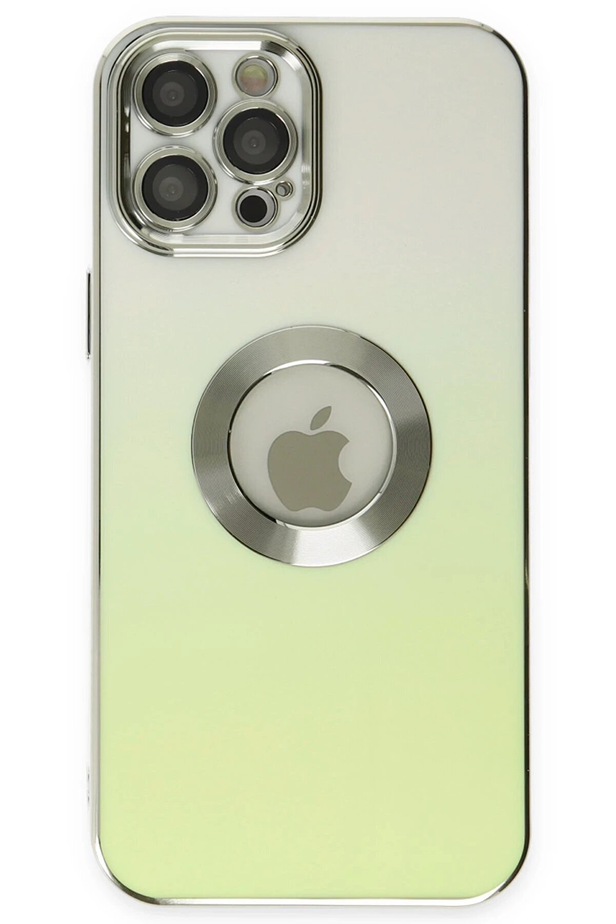 CepteToptan iPhone 12 Pro Kılıf Best Silikon - Yeşil - DROPX5051-3901