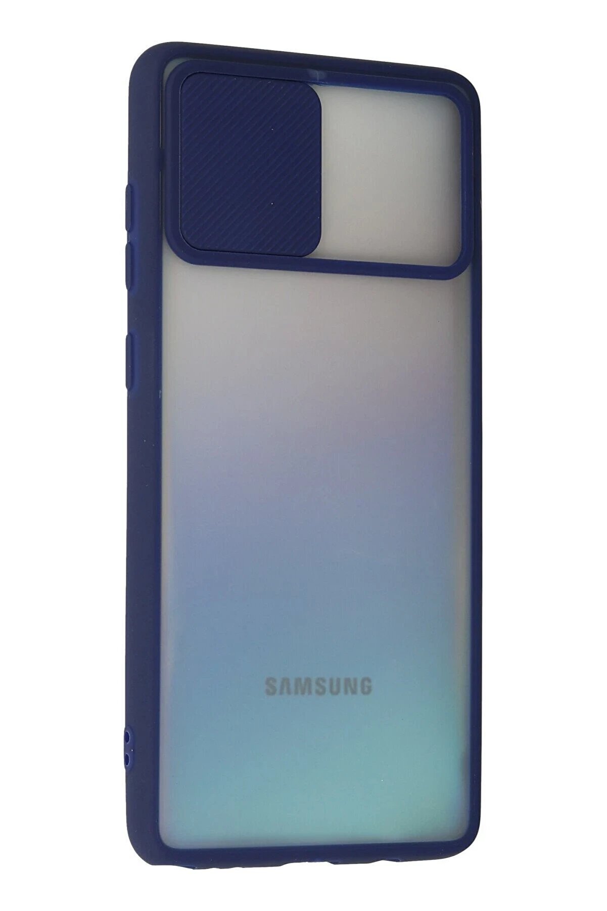 Samsung Galaxy A81 / Note 10 Li̇te Kılıf Palm Buzlu Kamera S&uuml;rg&uuml;l&uuml; Si̇li̇kon - - Dropx6585-7384