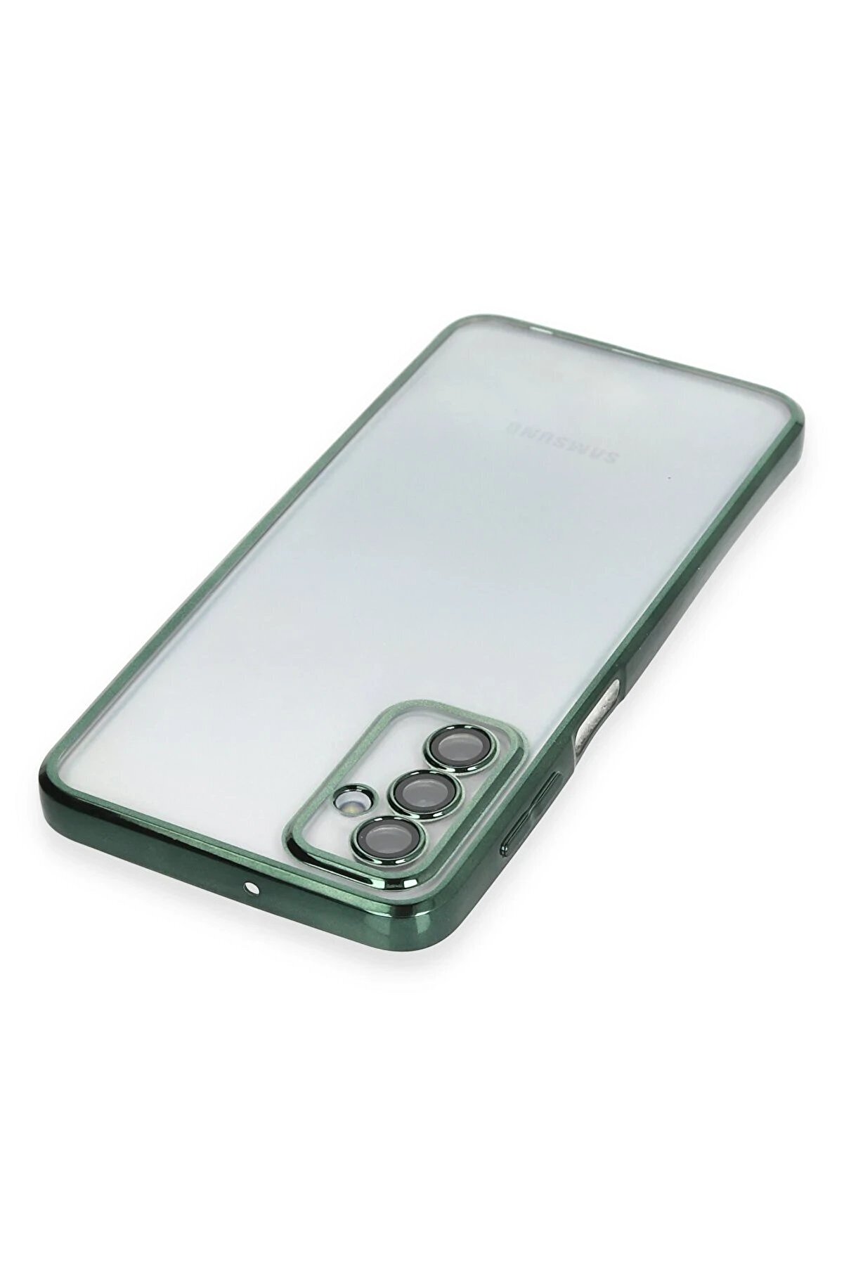 Samsung Galaxy M23 Kılıf Lensli̇ Si̇li̇kon - Yeşi̇l - Dropx2055-8555