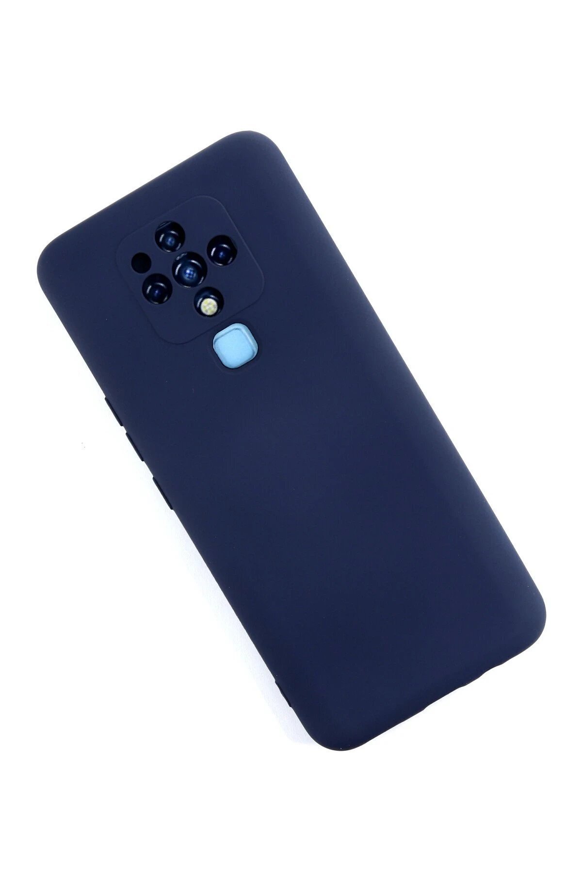 Tecno Camon 16 Kılıf Nano İ&ccedil;i̇ Kadi̇fe Si̇li̇kon - Laci̇vert - Dropx8094-7723