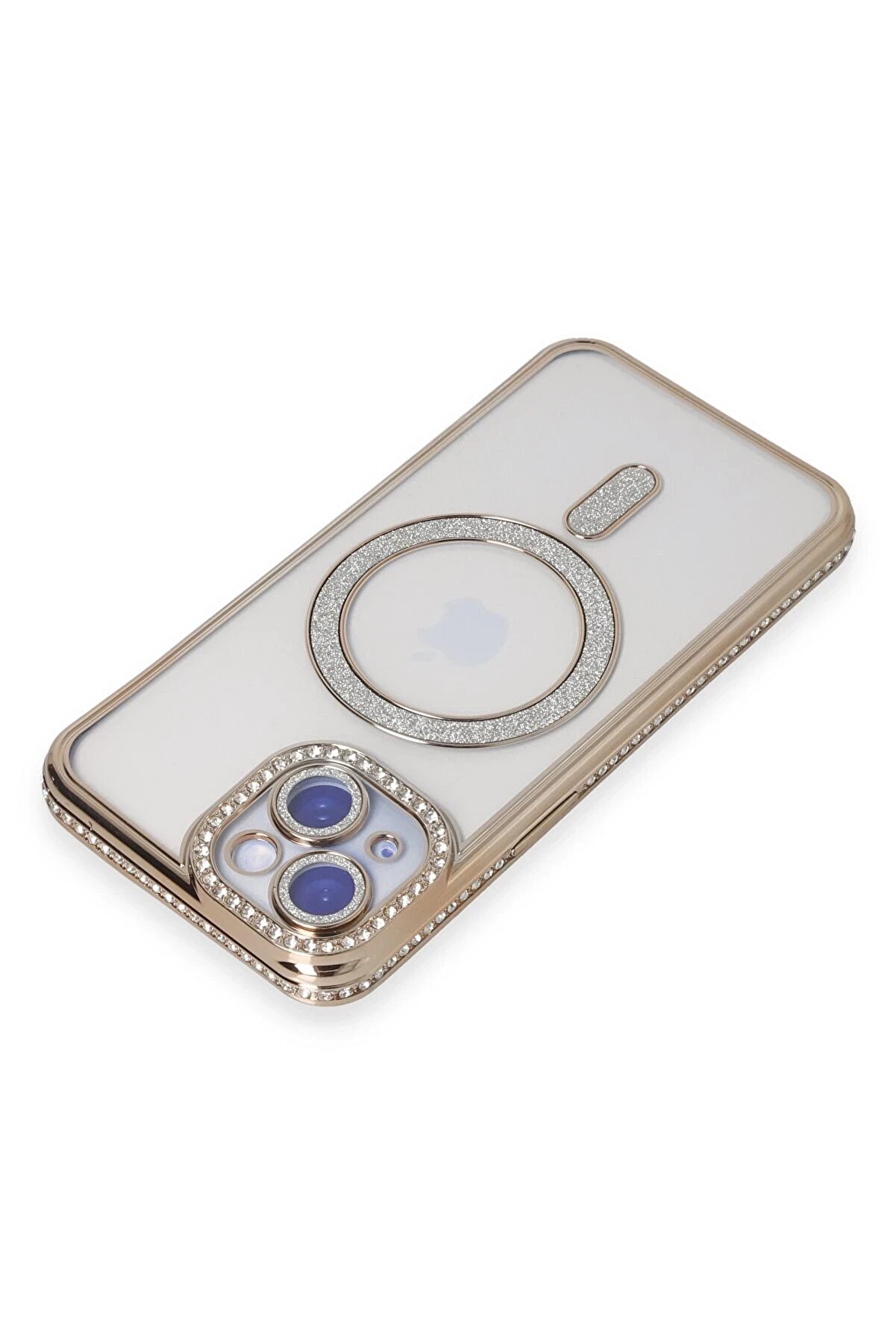 İphone 15 Kılıf Joke Si̇mli̇ Magneti̇csafe Kılıf - Gold - Dropx6209-1253