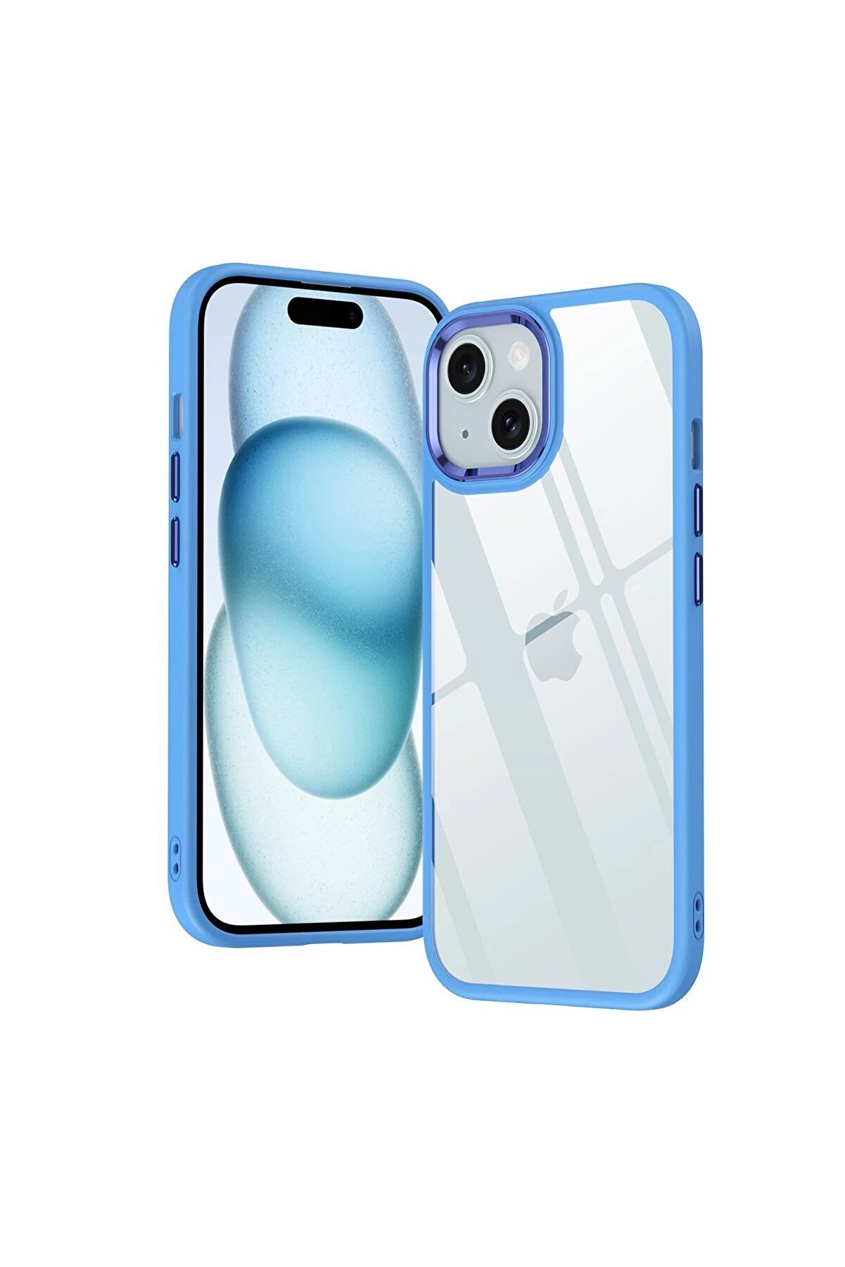 İphone 15 Kılıf Power Si̇li̇kon - Si̇erra Blue - Dropx2152-3279