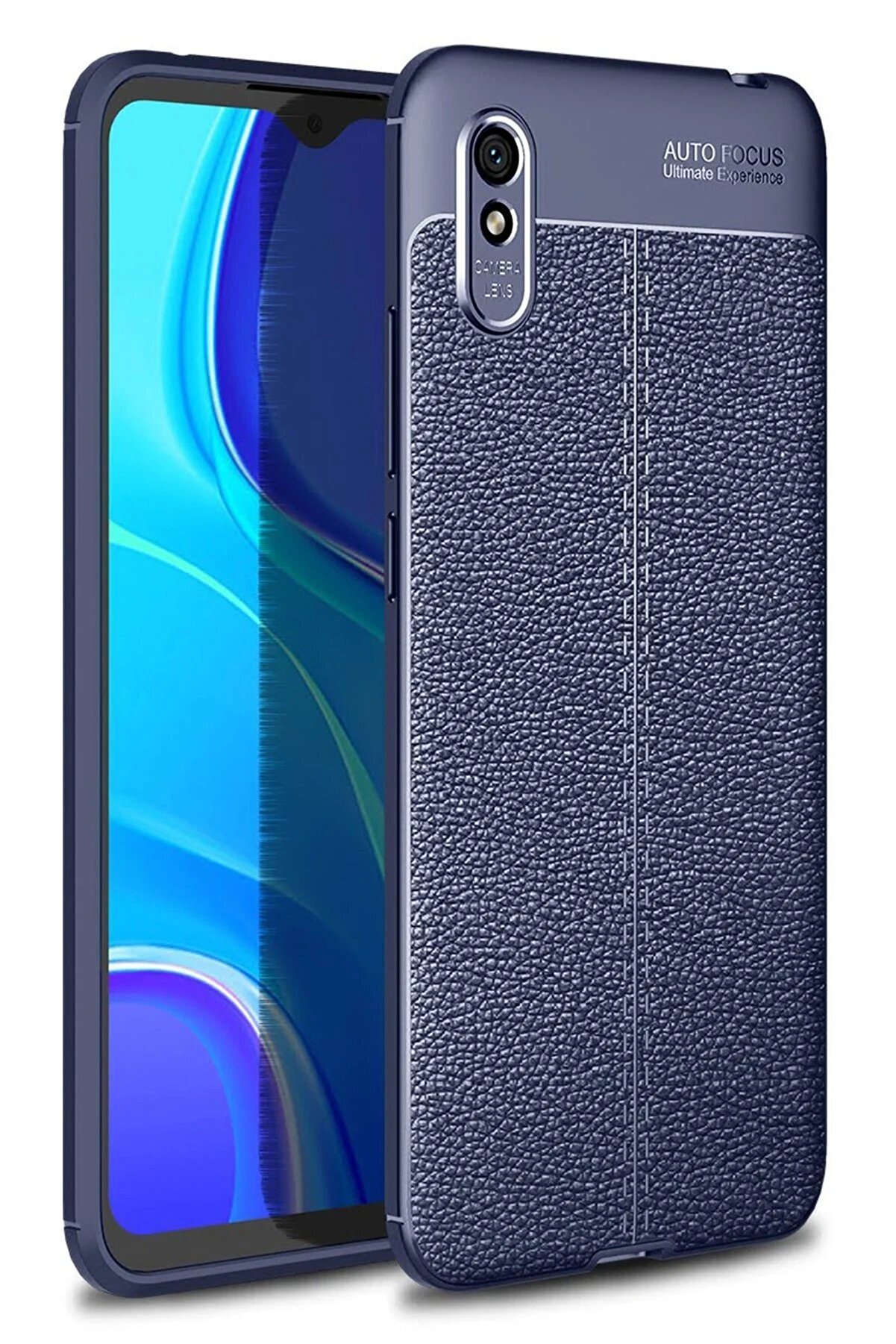 CepteToptan Xiaomi Redmi 9A Kılıf Auto Focus Kapak - Lacivert - DROPX7503-4999