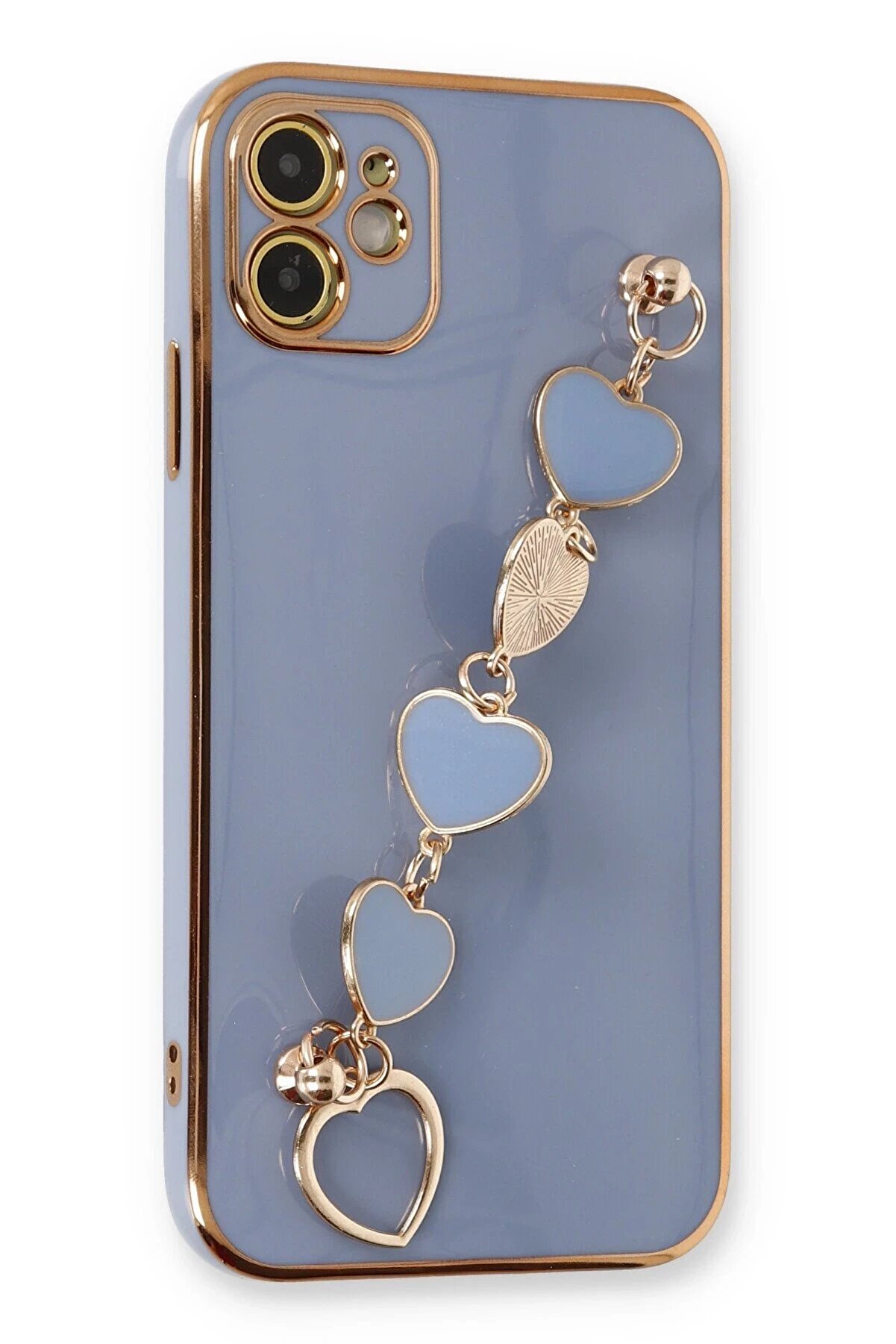 CepteToptan iPhone 12 Kılıf Esila Silikon - Gri - DROPX9641-6314